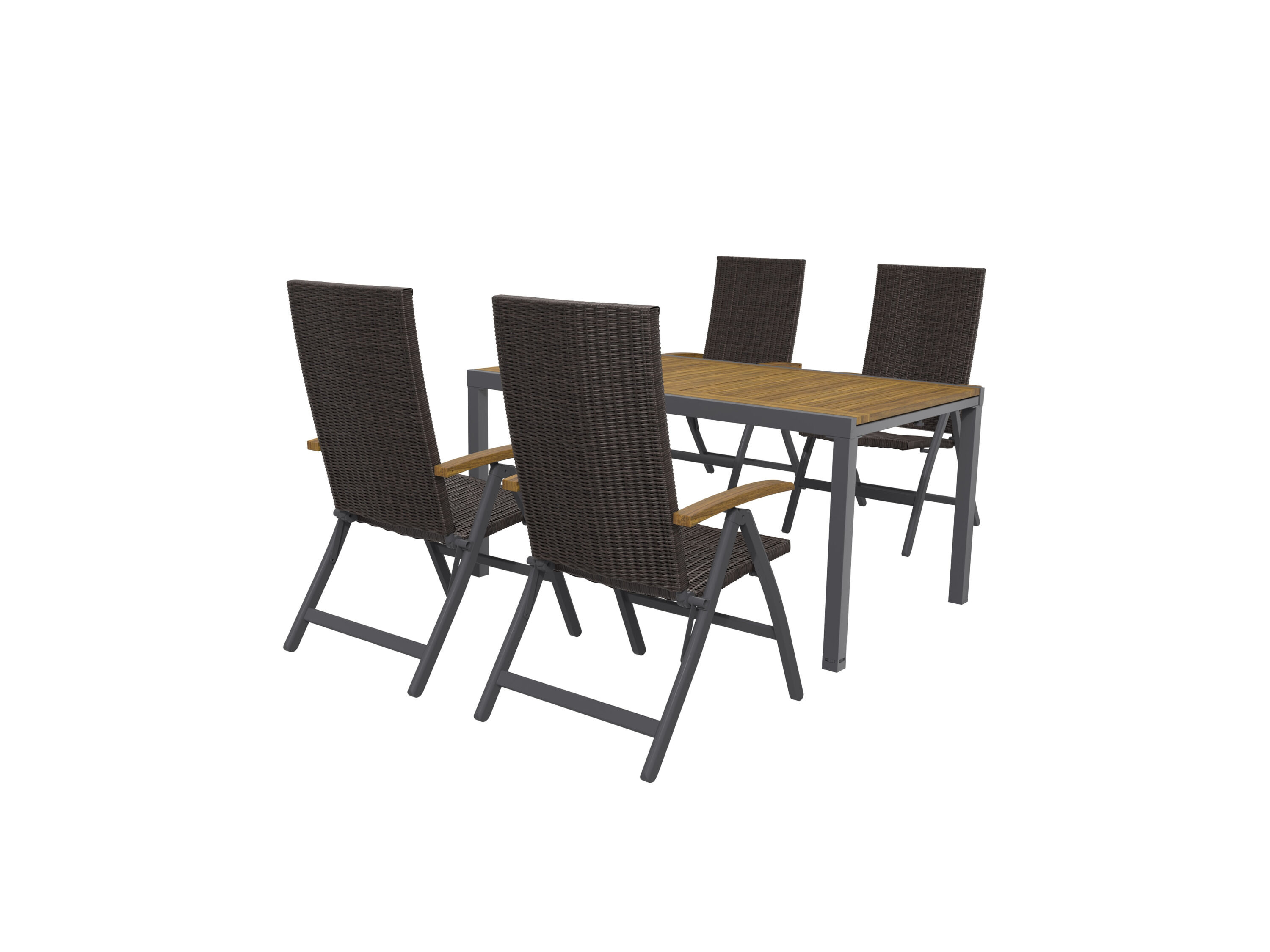 LIVARNO home Tuinset Valencia 5-delig