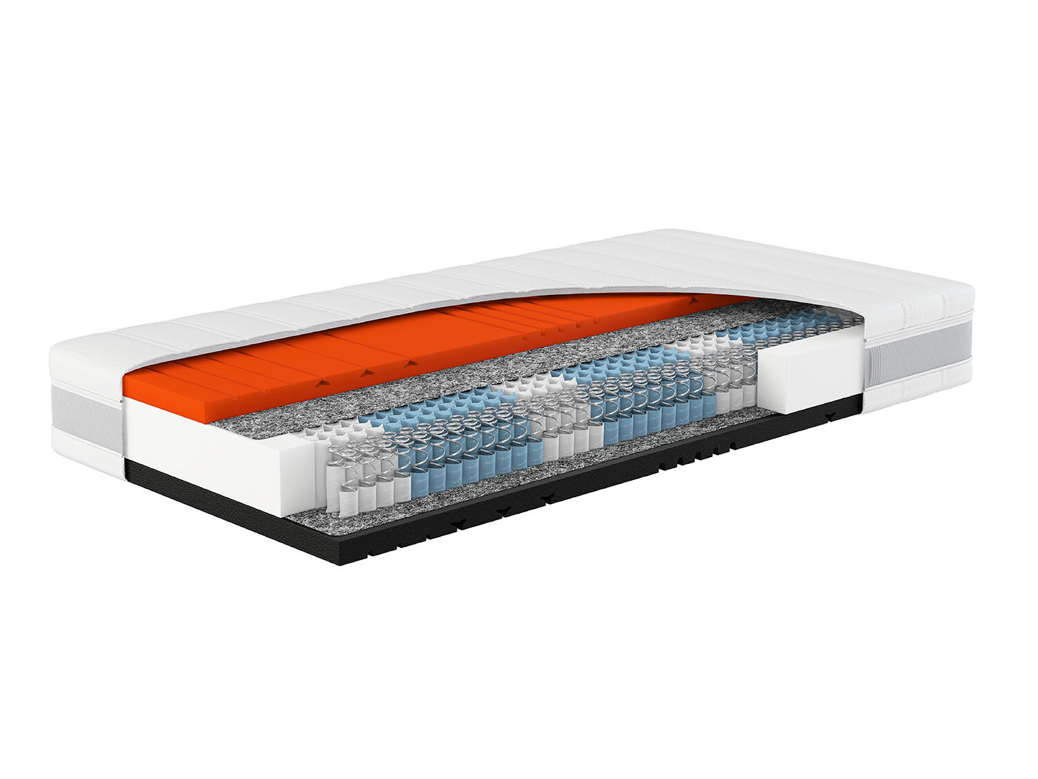 Hn8 Schlafsysteme Pocketvering matras Sleep Balance (Medium/stevig, 80 x 200 cm) - 4046277626808