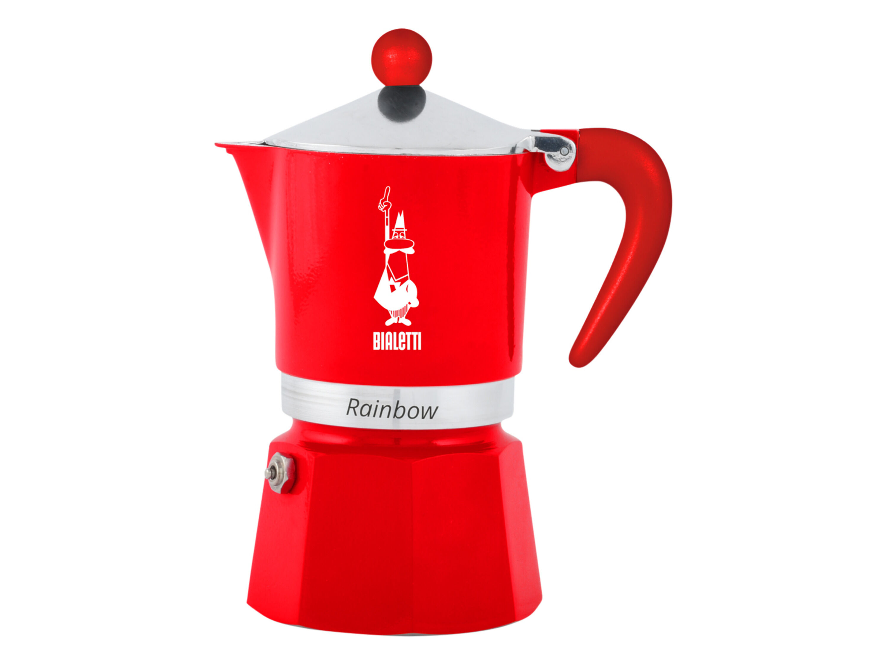 BIALETTI Percolator Rainbow (Rood) - 8006363098038