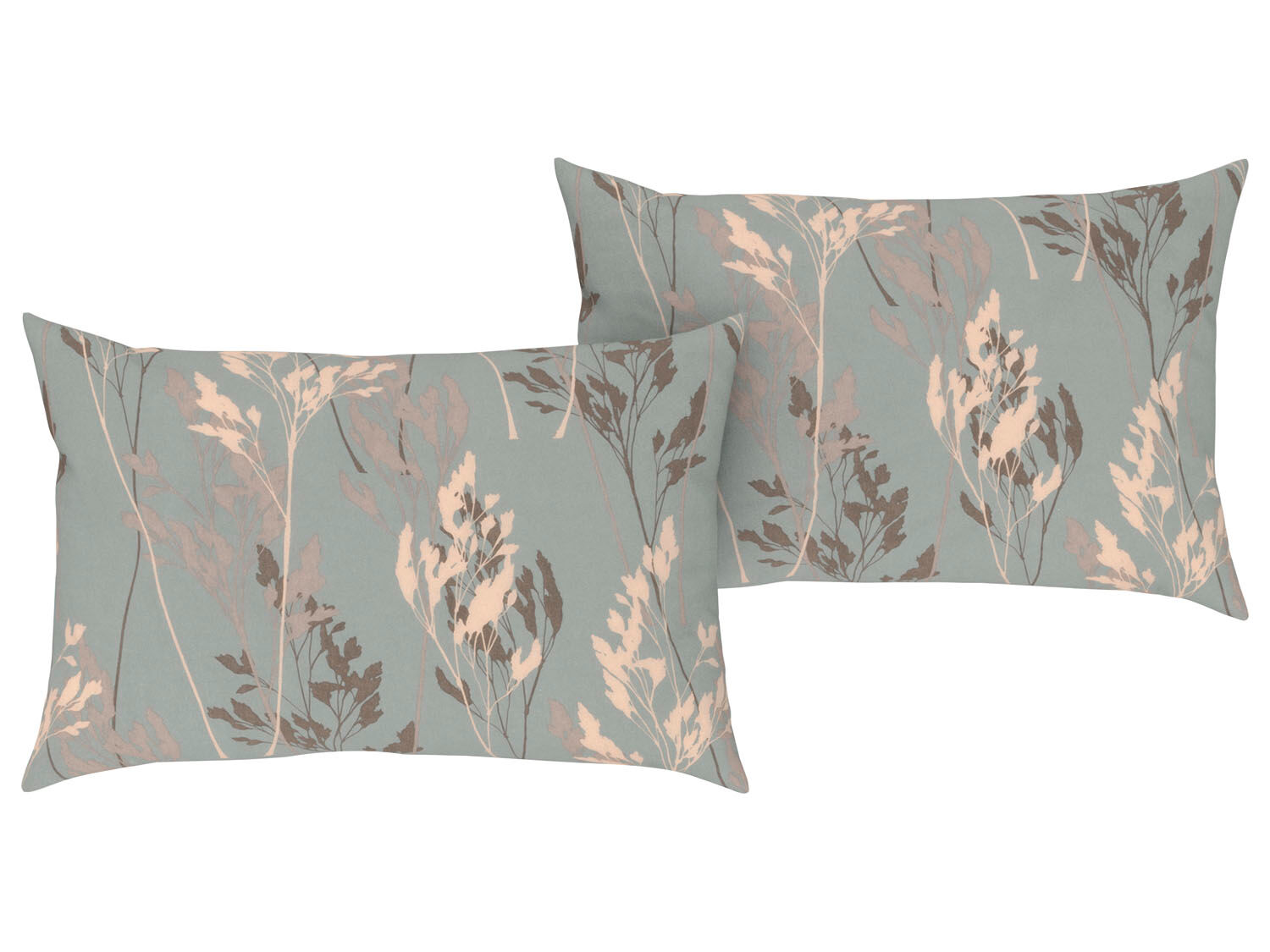 LIVARNO home Renforcé kussensloop (tarwe) - 4055333064270