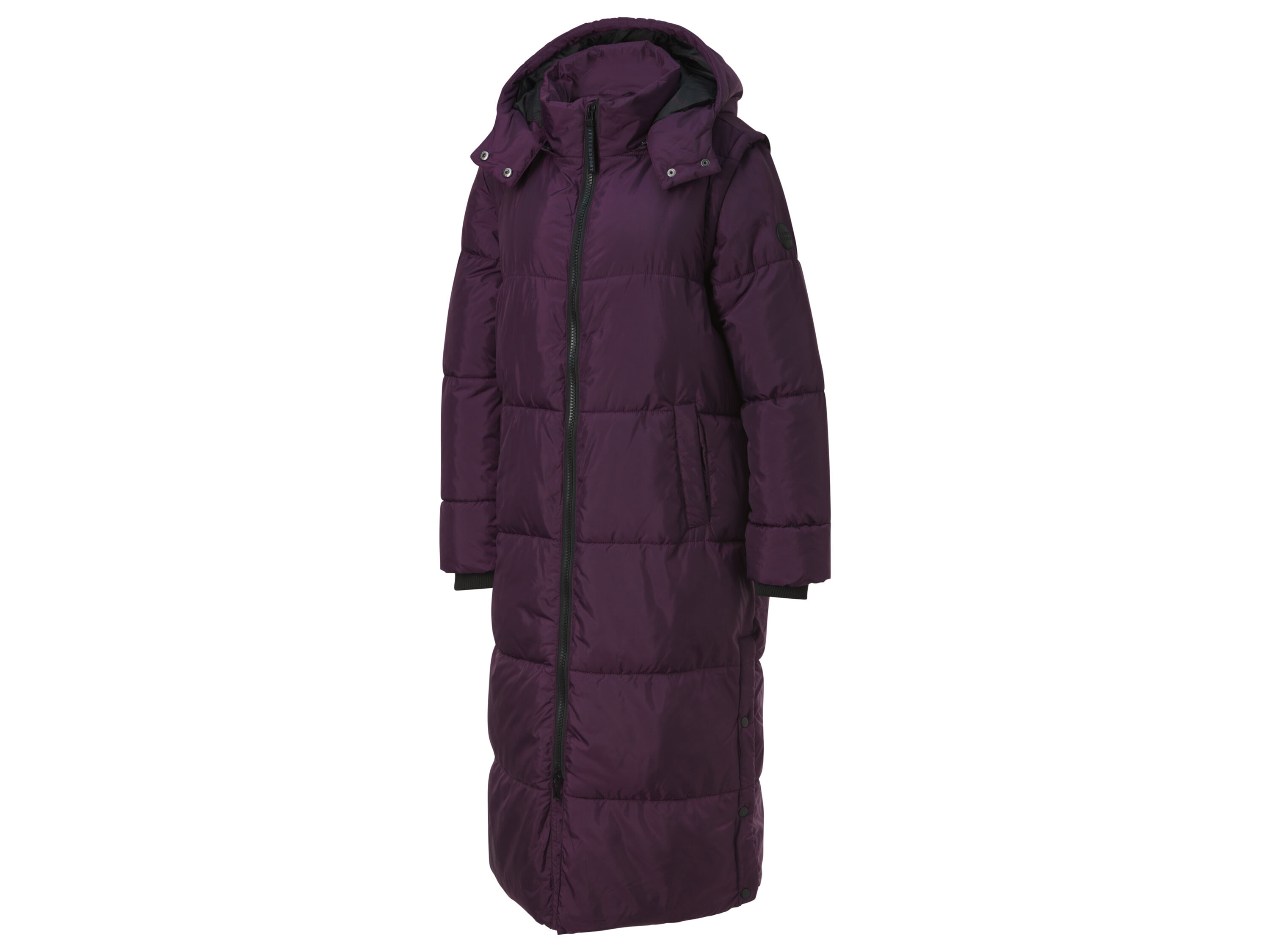 CRIVIT 2-in-1 gewatteerde dames winterjas (M (40/42), Lila) - 4052916228579