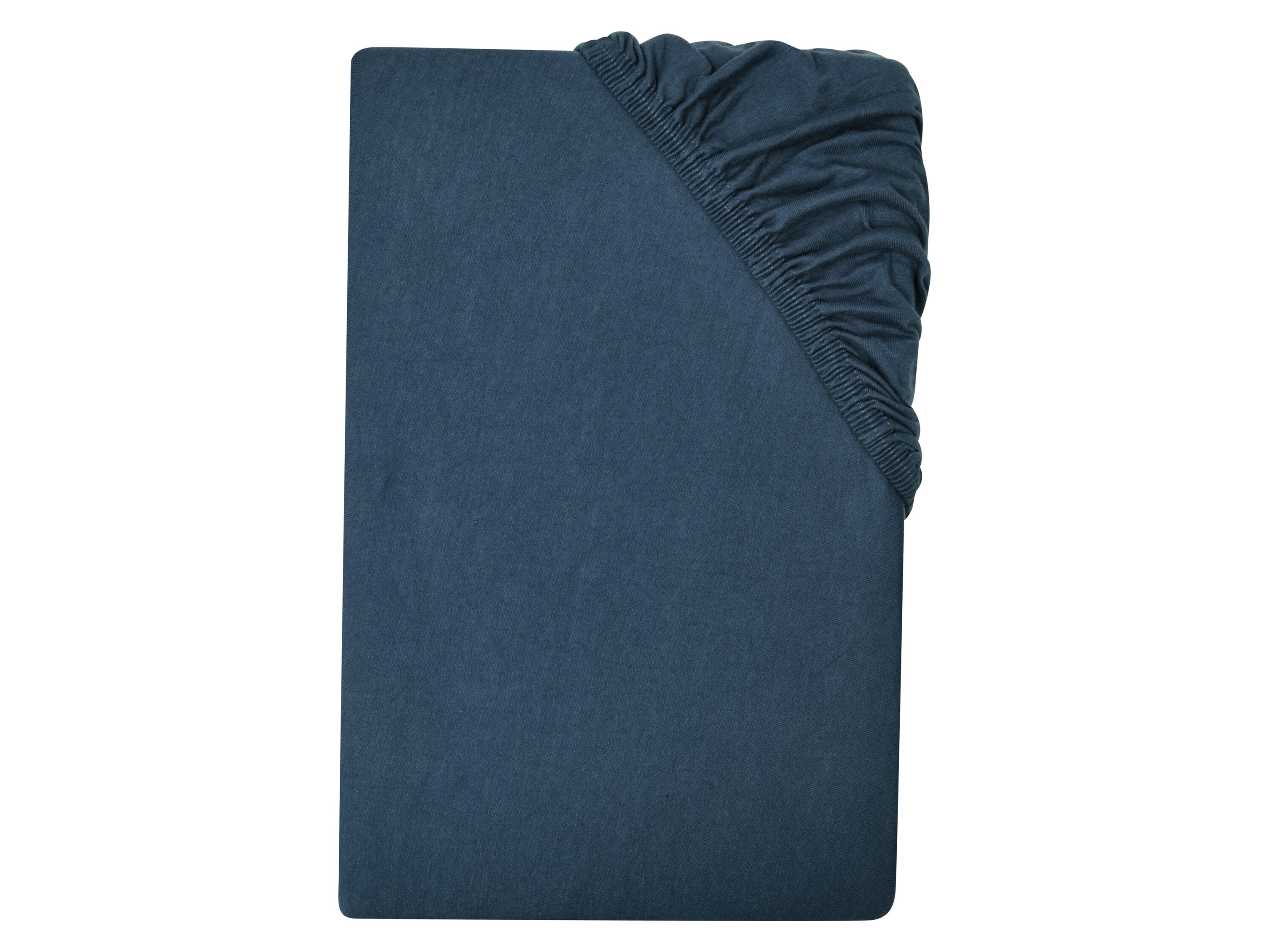 LIVARNO Jersey hoeslaken 90-100 x 200 cm (Donkerblauw) - 4052916800249