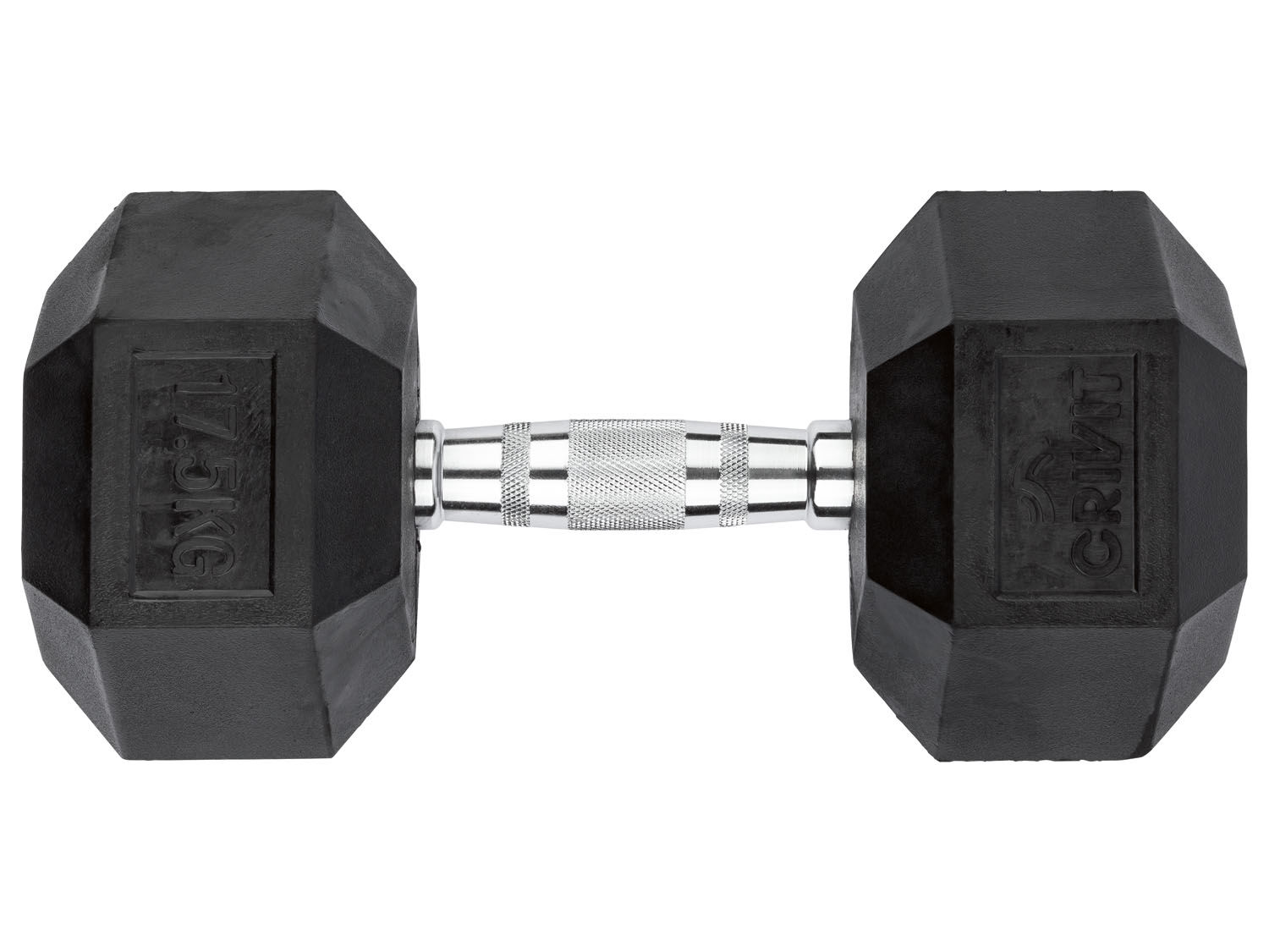CRIVIT Hexagon dumbbell 17,5 kg - 4054601092311