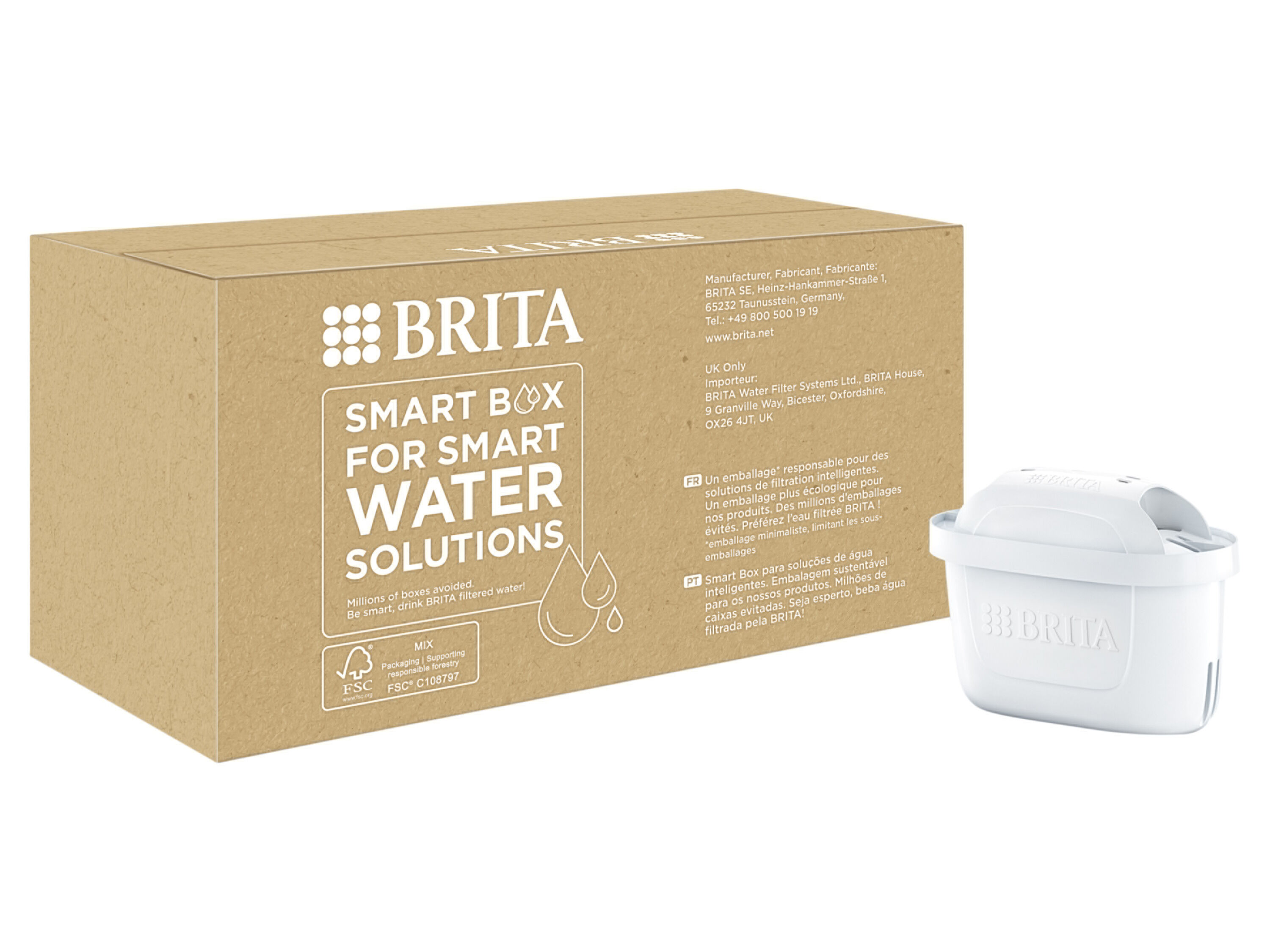 BRITA Set van 6 waterfilters Pure Performance Pack Maxtra Pro - 4006387144180