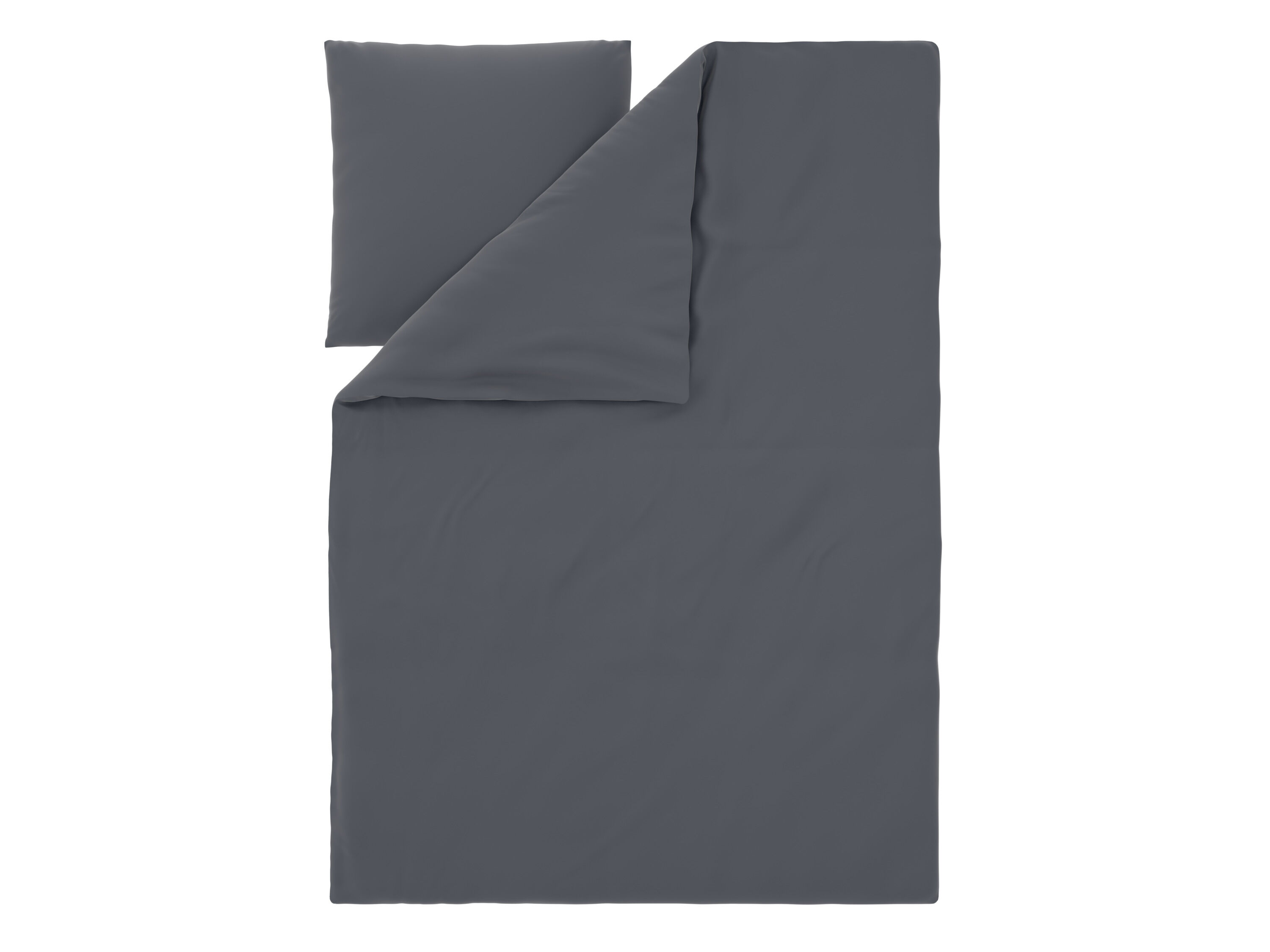 LIVARNO Washed dekbedovertrek 140 x 200 cm (Grijs) - 4054599101156