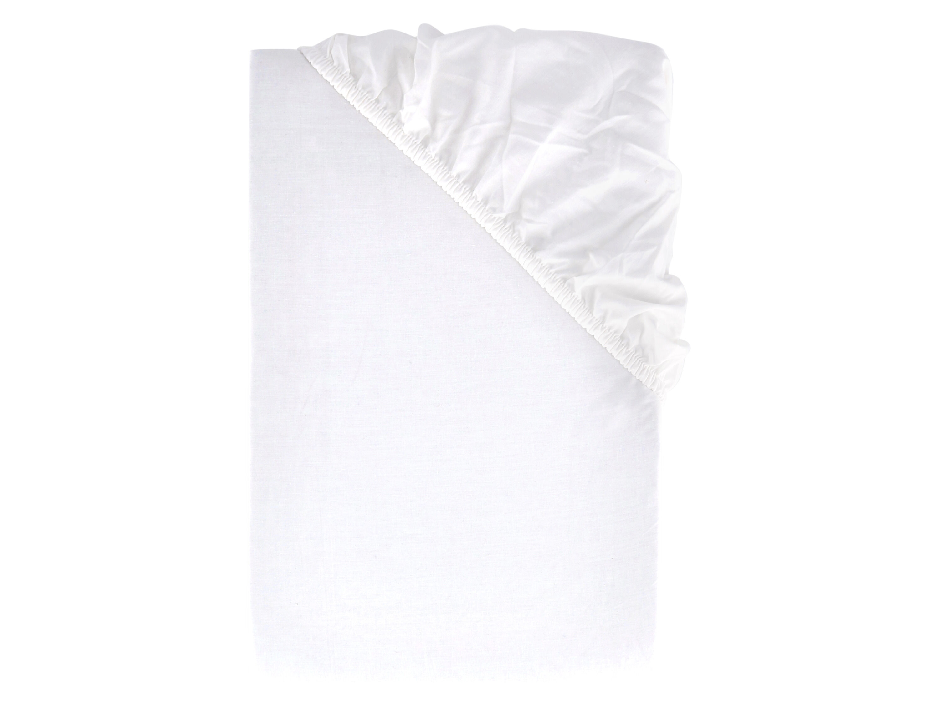 LIVARNO home Percale hoeslaken 90-100 x 200 cm (Wit) - 4052916578865