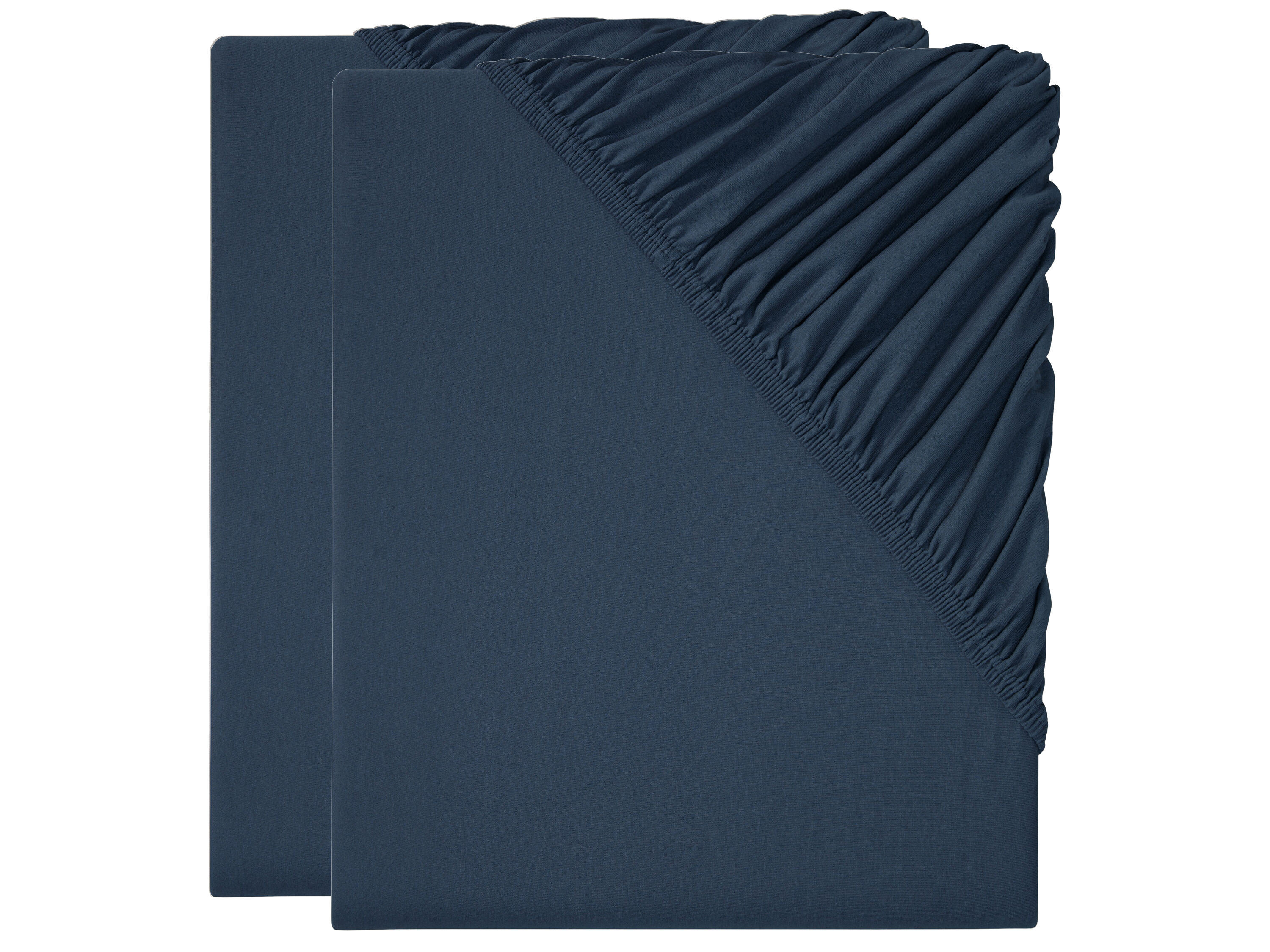 LIVARNO home 2 jersey hoeslakens 140-160 x 200 cm (Blauw) - 4052916423318