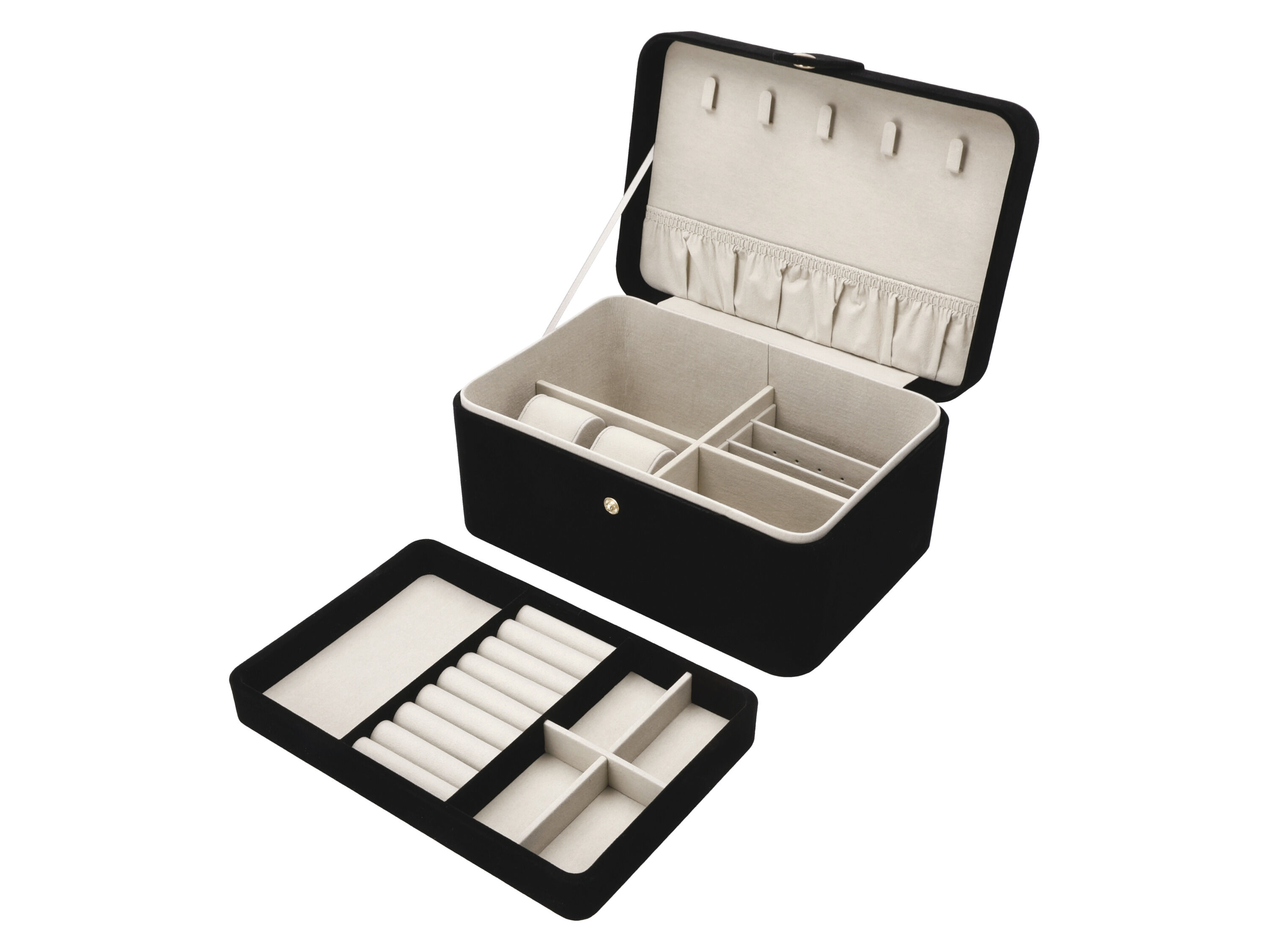 CIEN Beauty Sieradendoos (Fluweel zwart) - 4052916845301