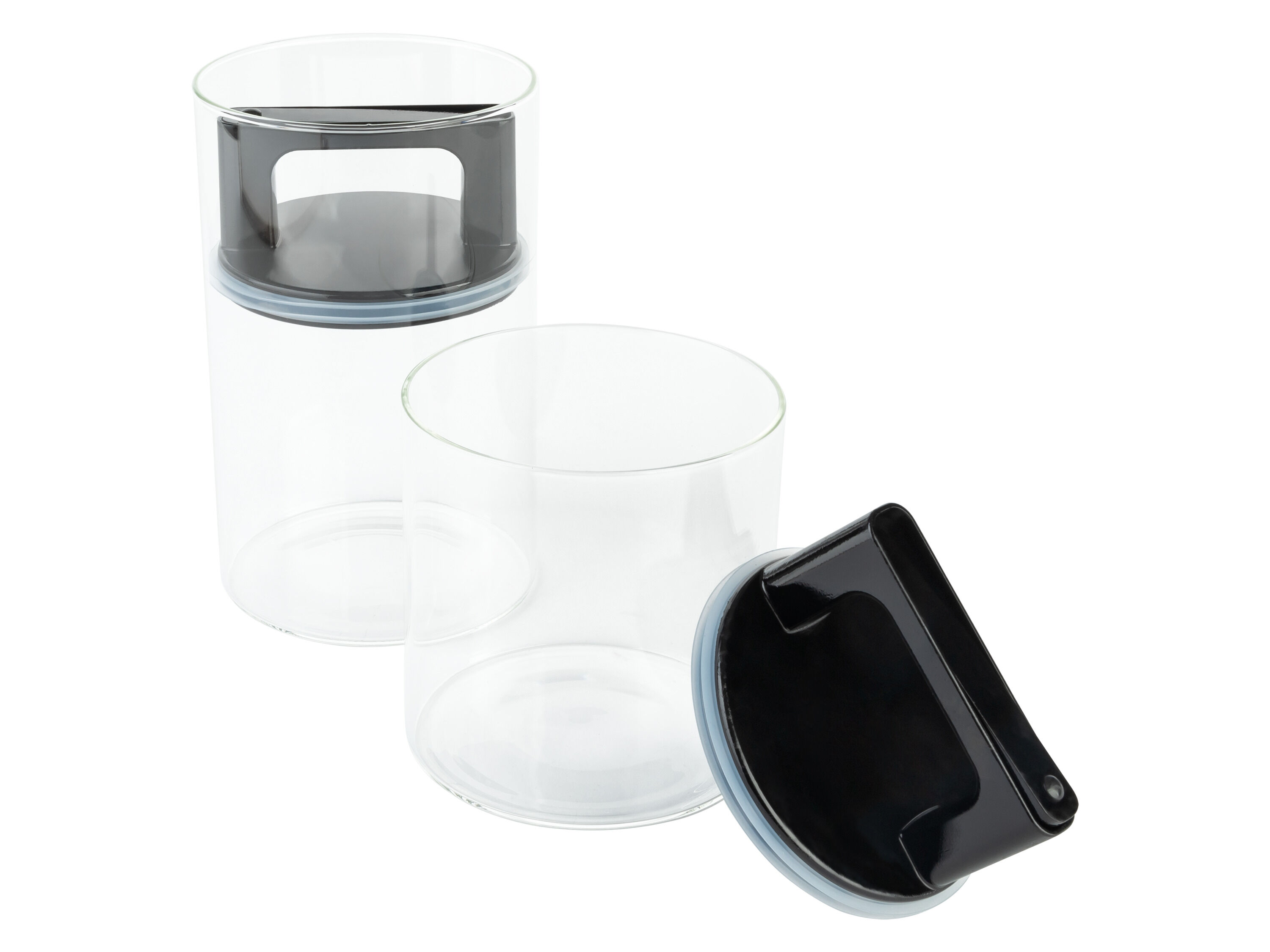 LIVARNO home Voorraadpotten met vacumeerdeksel (Transparant) - 4335814092535