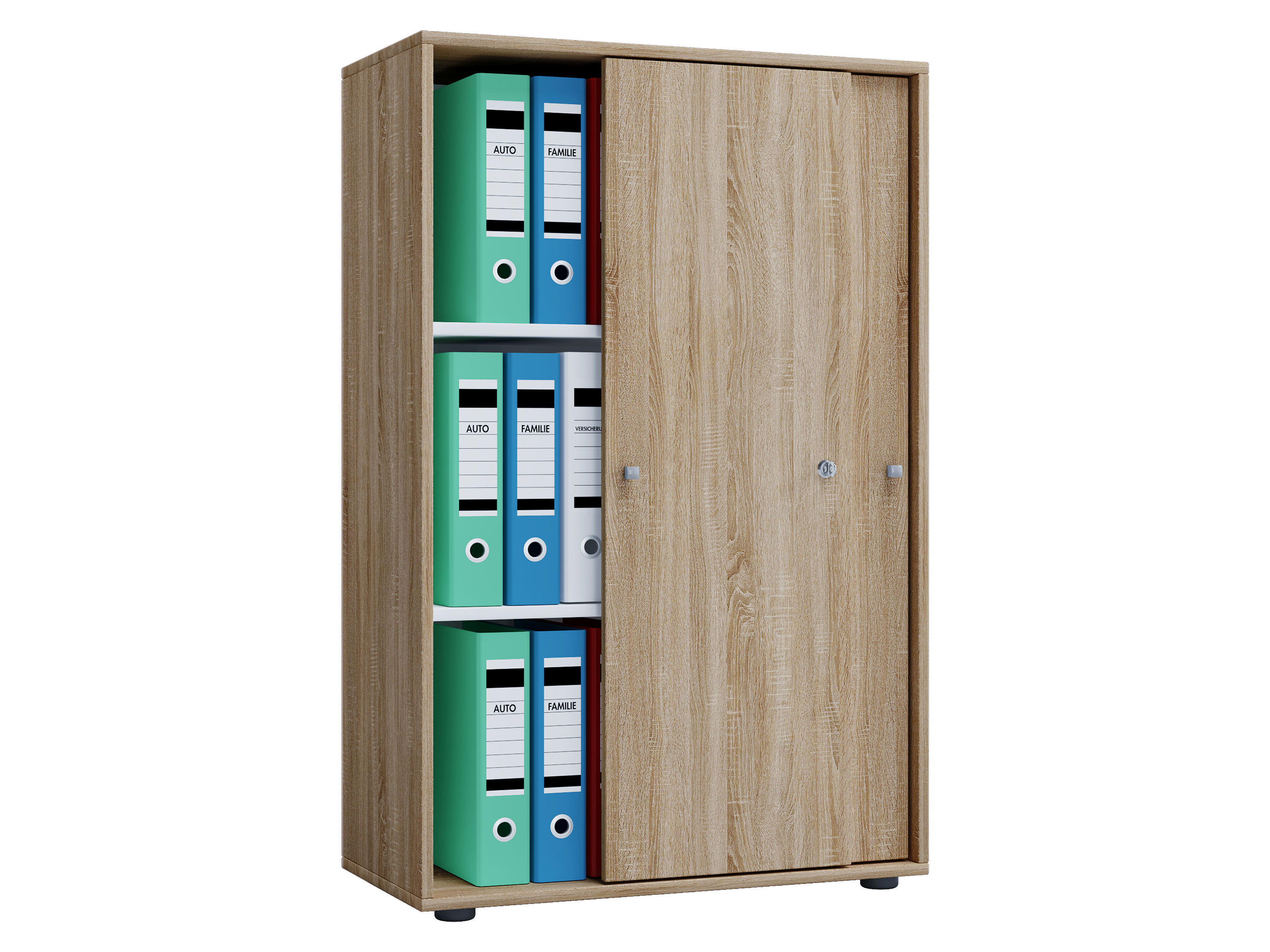 VCM Kast Lona (Schuifdeuren, sonoma eik, XL) - 4051814371110