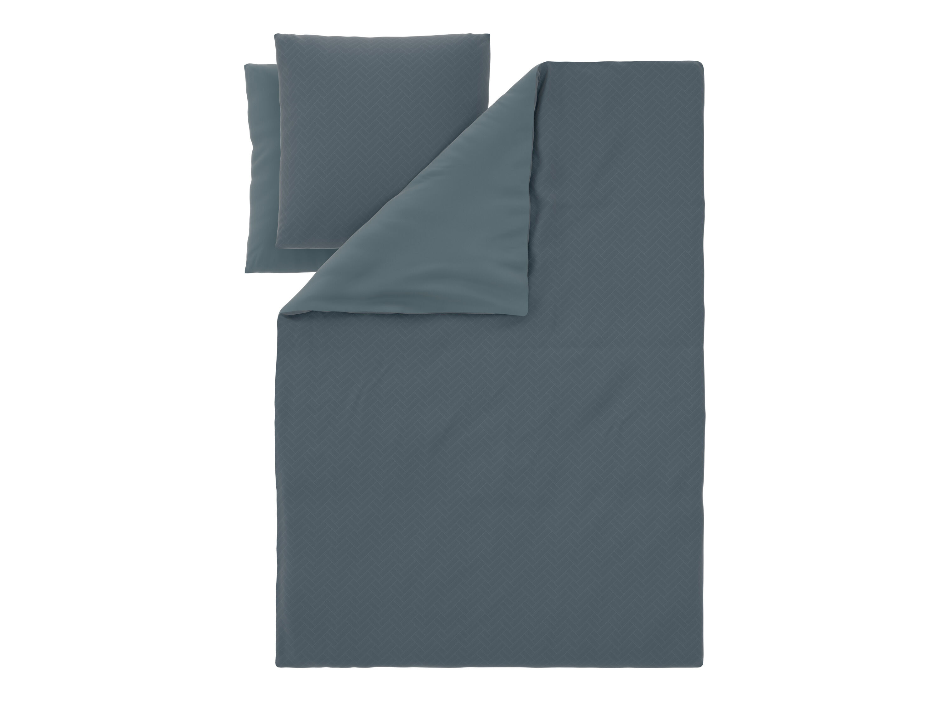 LIVARNO Satijnen dekbedovertrek 200 x 200 cm (Marineblauw) - 4052916828915