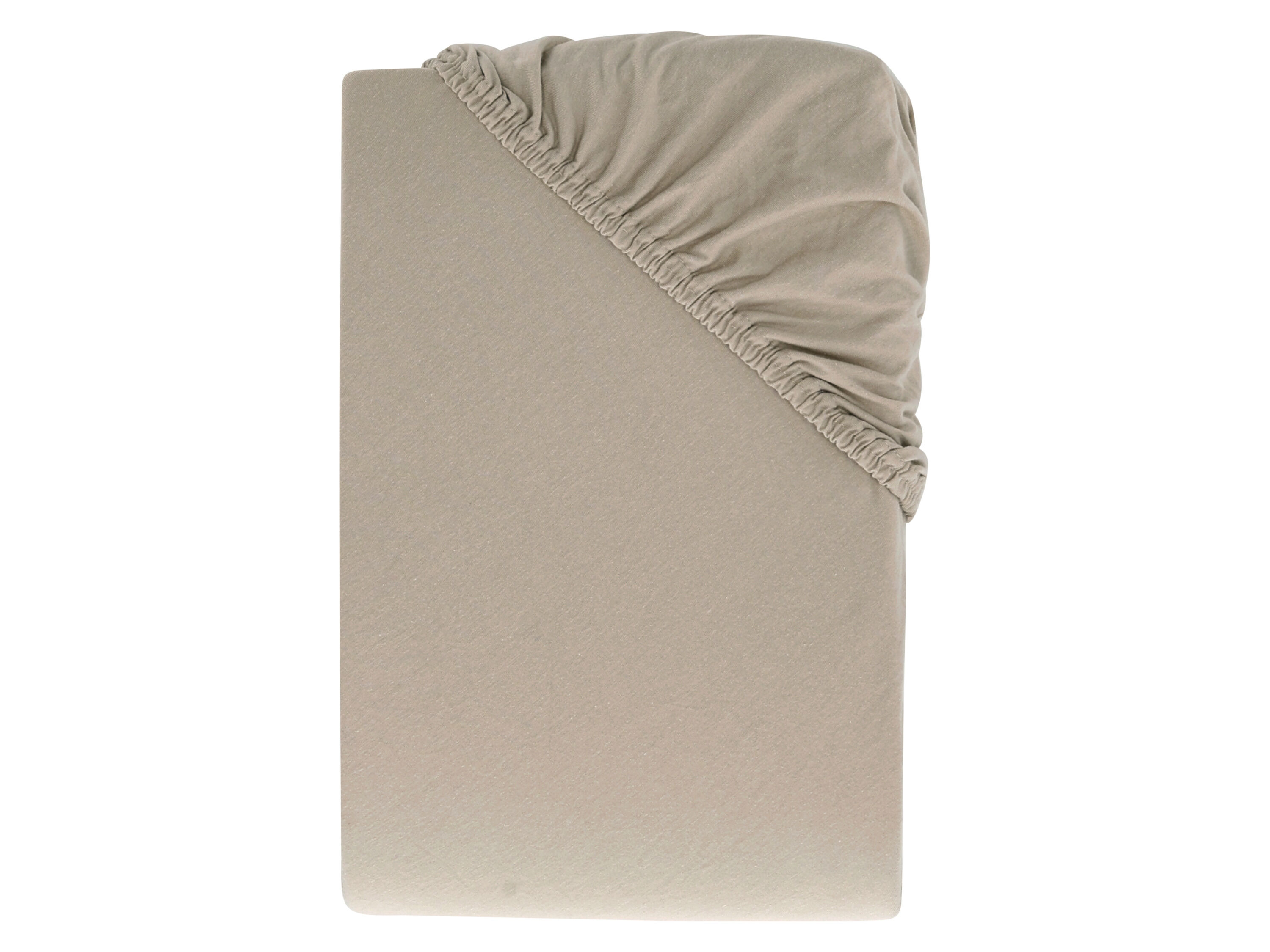 LIVARNO Jersey hoeslaken 180-200 x 200 cm (Bruin) - 4052916821220
