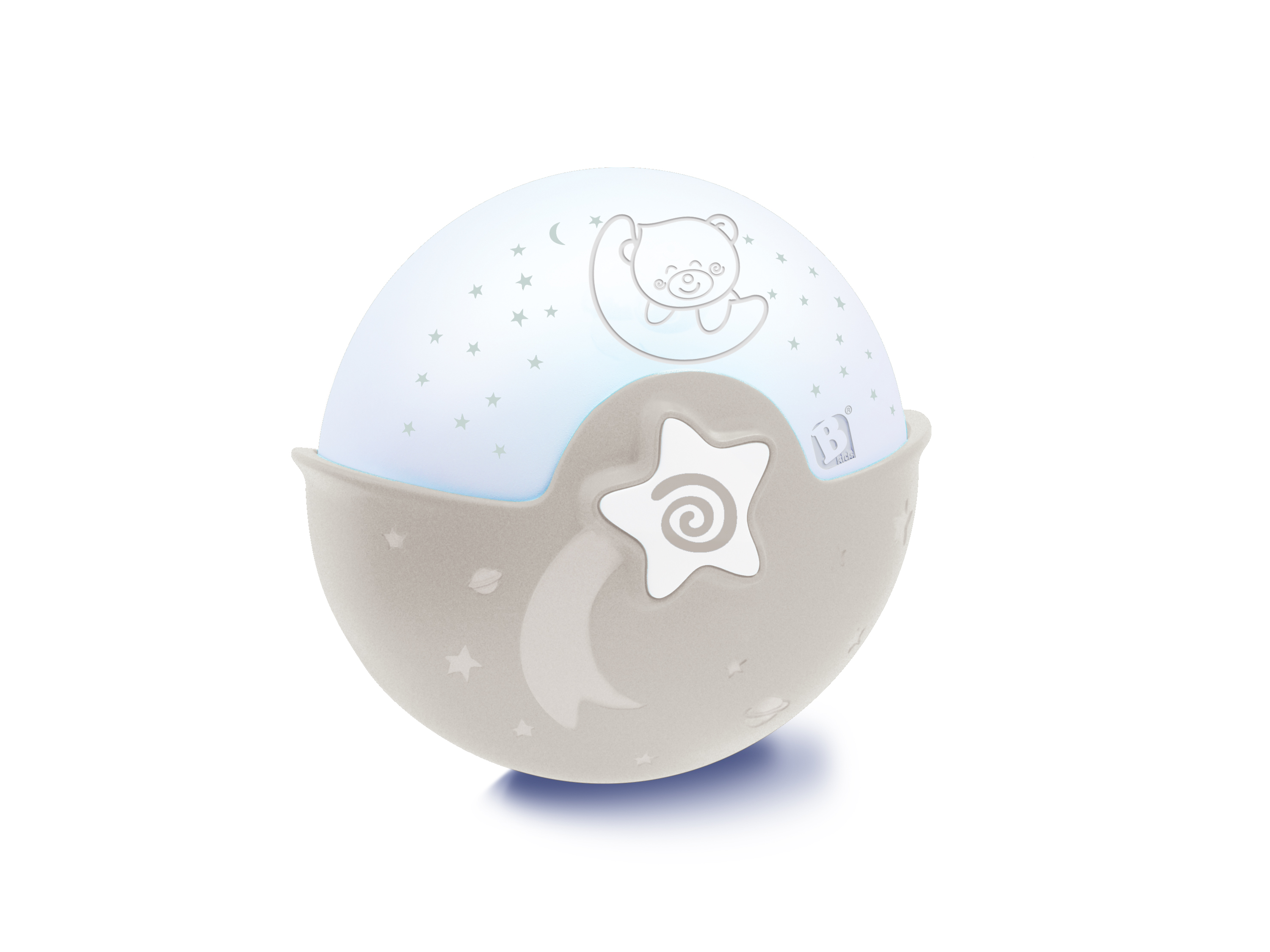 Infantino Nachtlampje en projector (Grijs) - 0773554049091