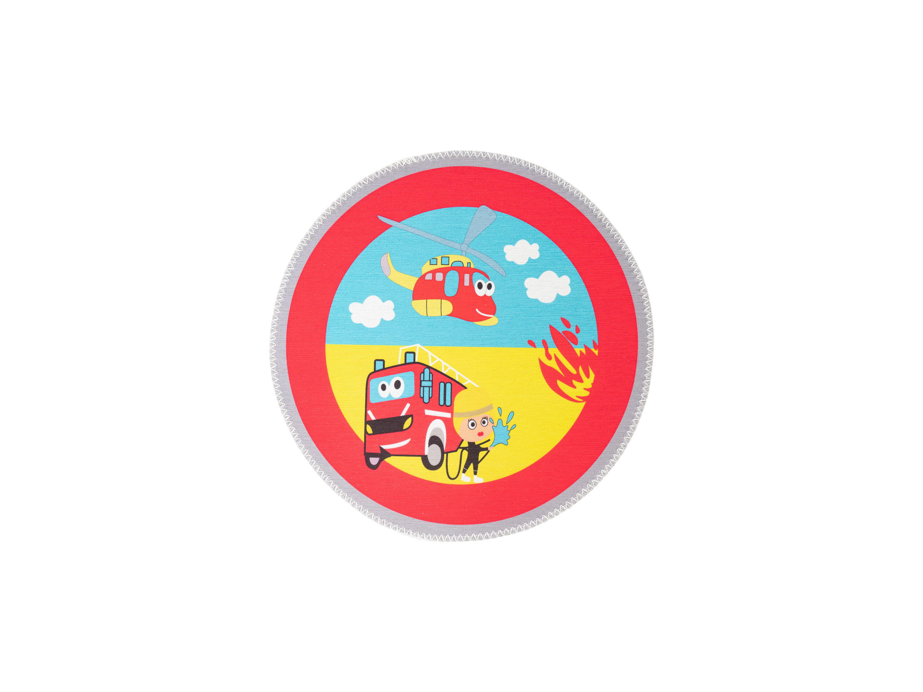 Arte Espina Kindervloerkleed Playground (Multi, Ø160 cm) - 4063074486404