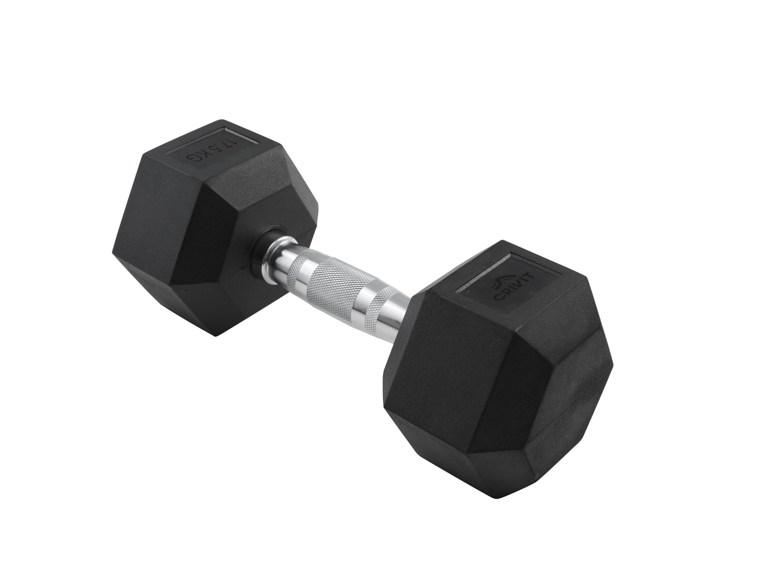 CRIVIT Hexagon dumbbell 17,5 kg - 4052916857823