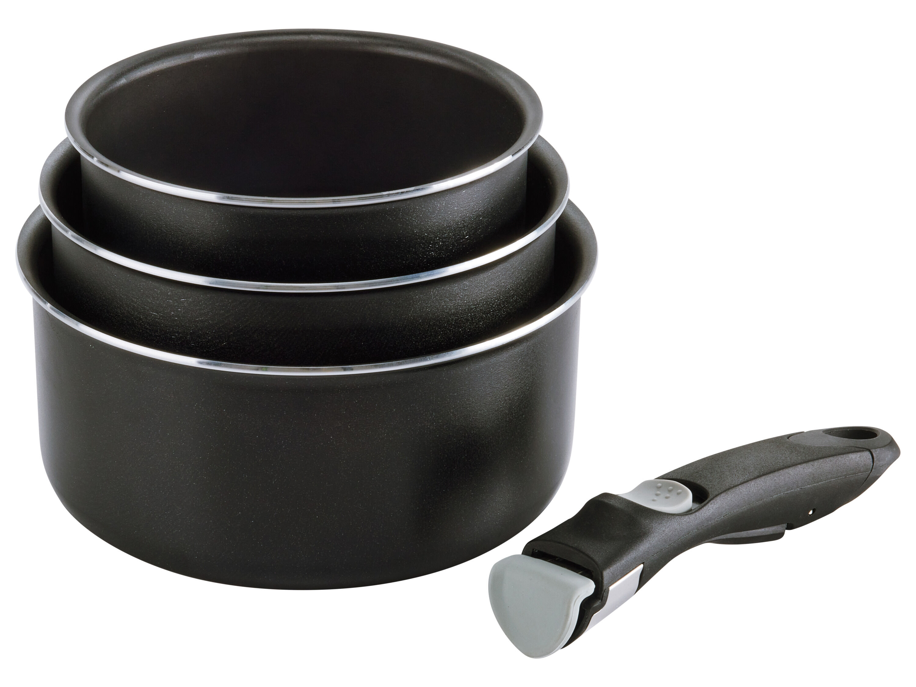 CRIVIT Pannenset 4-delig (Steelpannenset) - 4052916455630