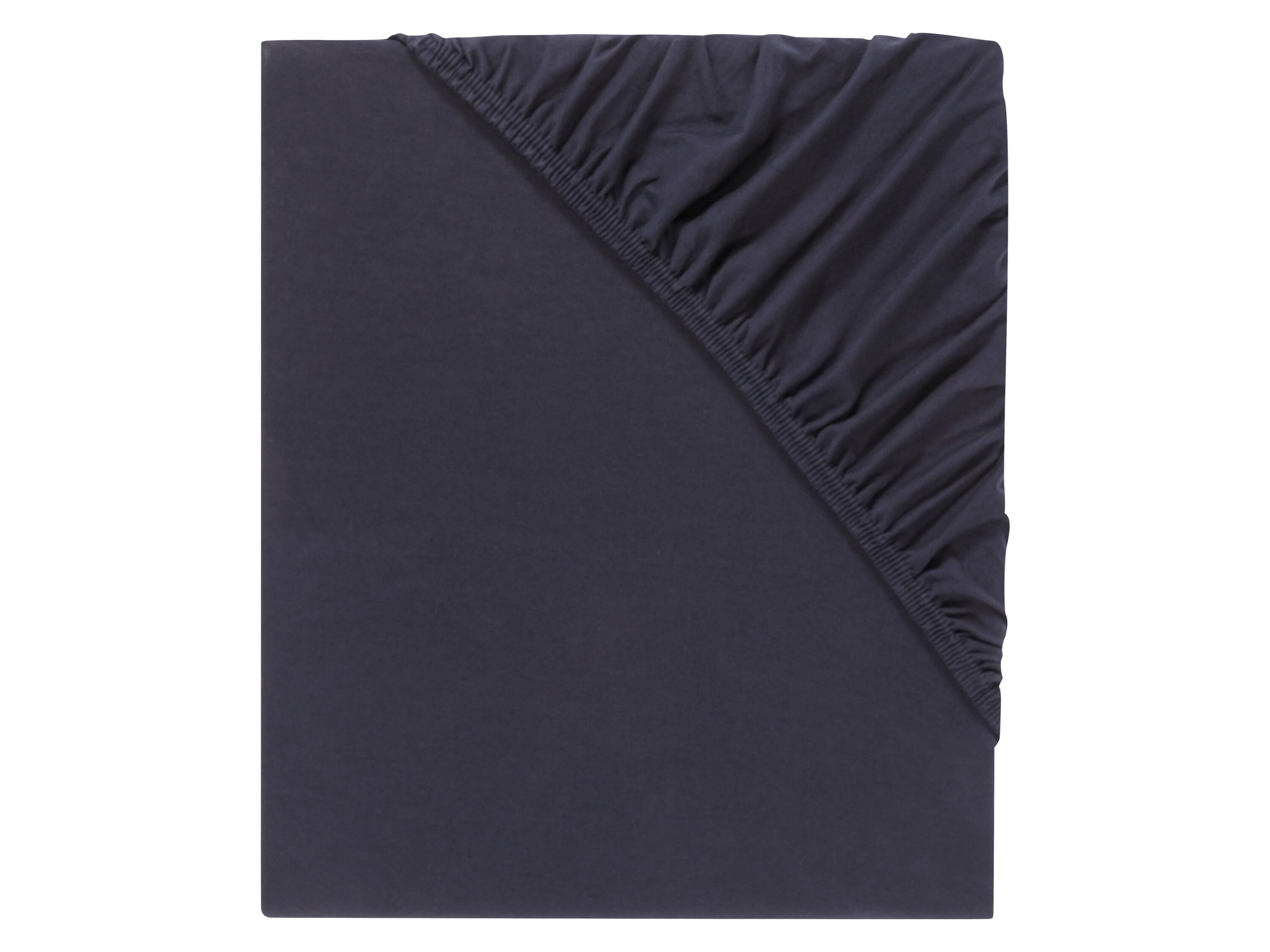 LIVARNO home Jersey hoeslaken 90-100 x 200 cm (Donkerblauw) - 4052916452288