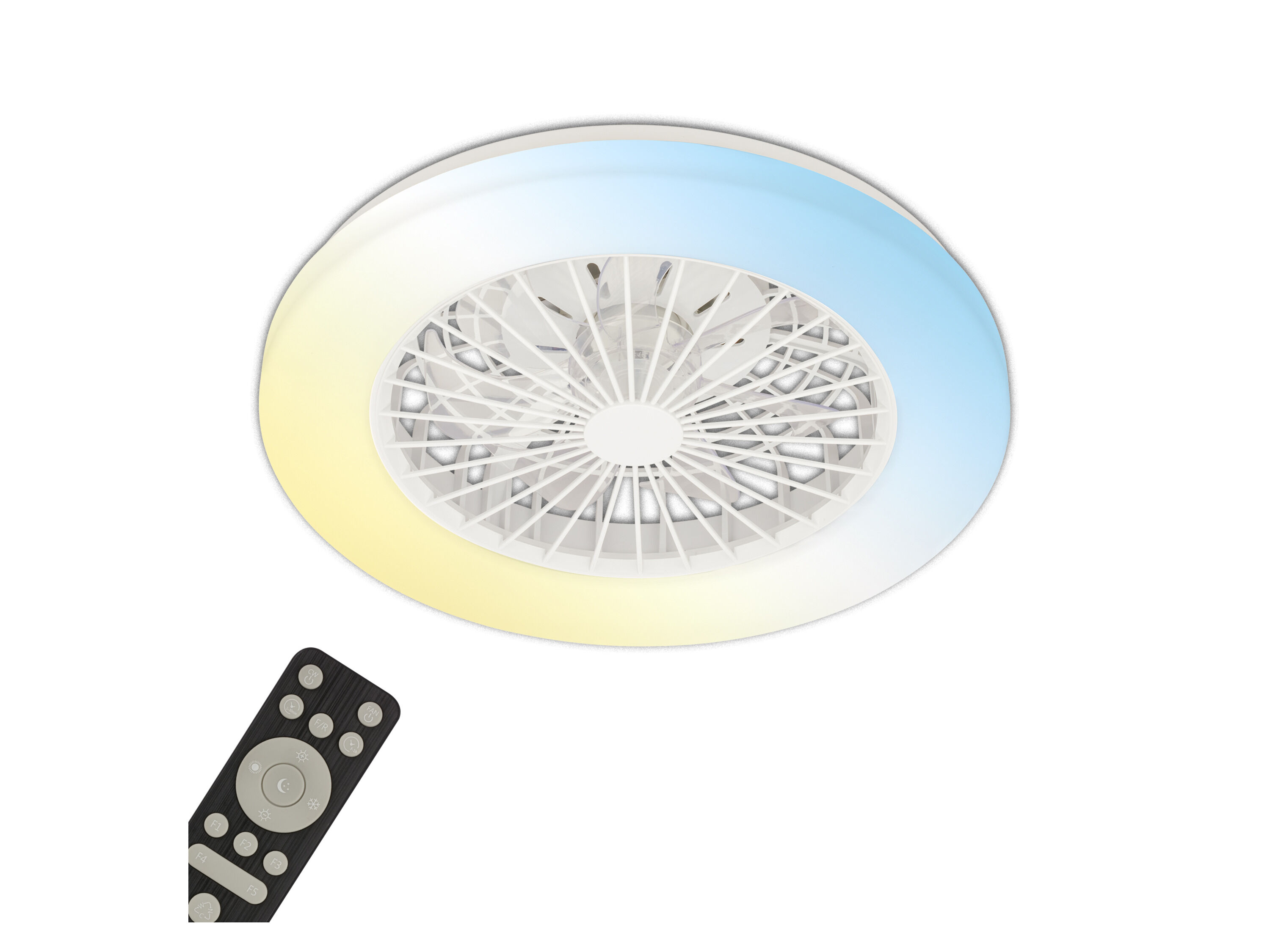 Briloner Plafondventilator met LED-licht (Wit) - 4002707455967