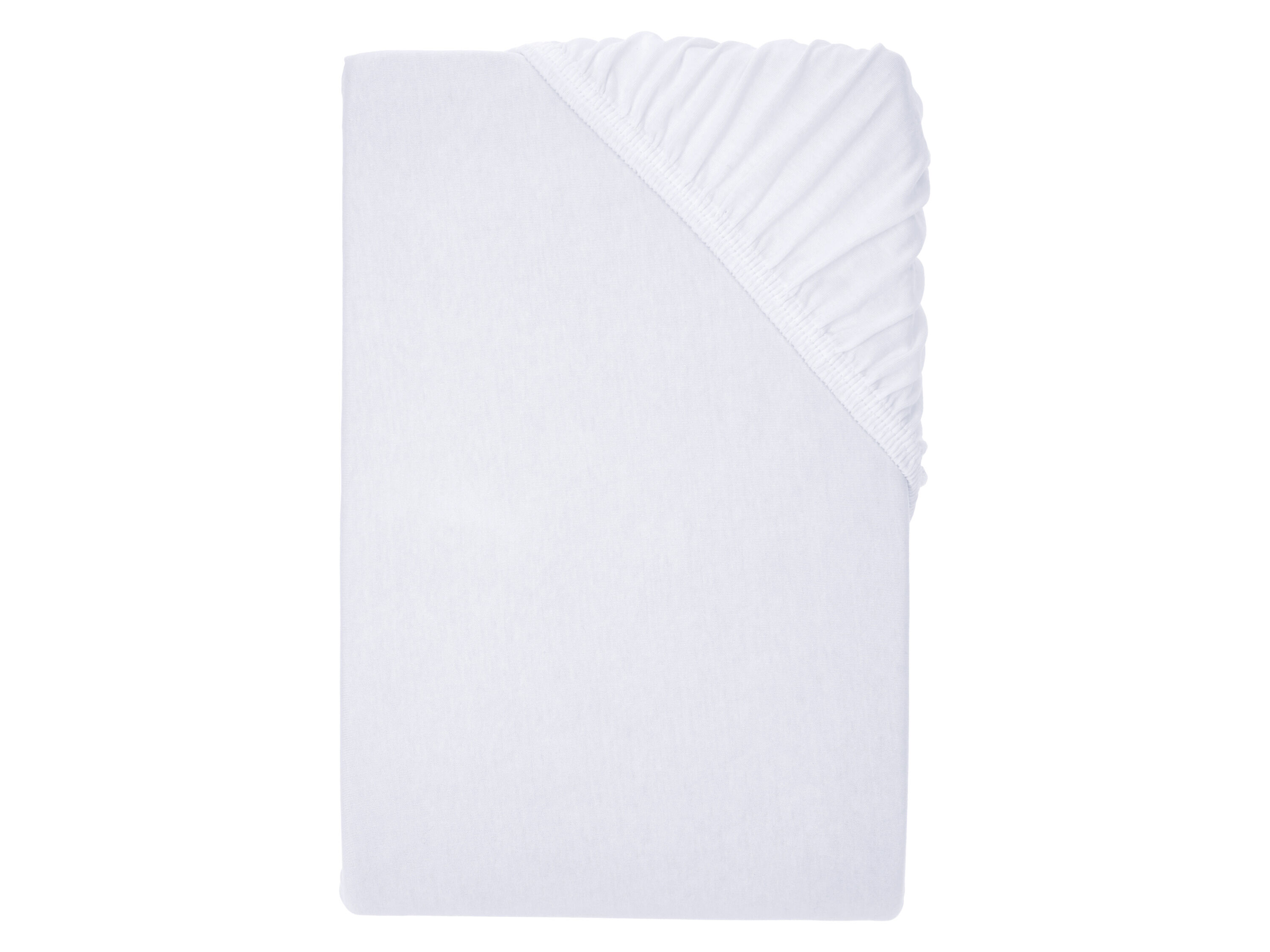 LIVARNO Jersey hoeslaken 140-160 x 200 cm (Wit) - 4052916923269