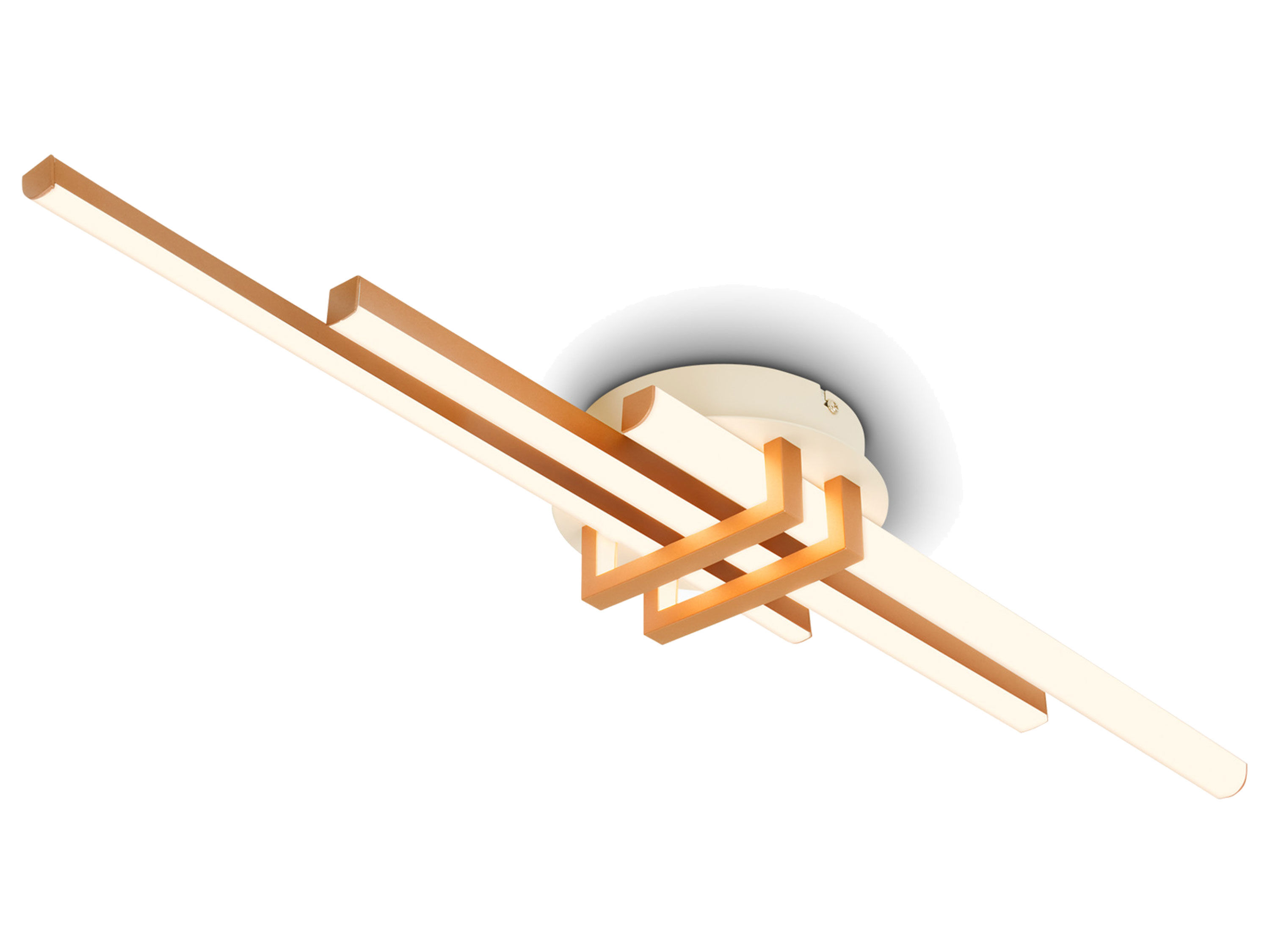 Briloner LED-plafondlamp (3 staven, Coffee, Warm grijs) - 4002707487470