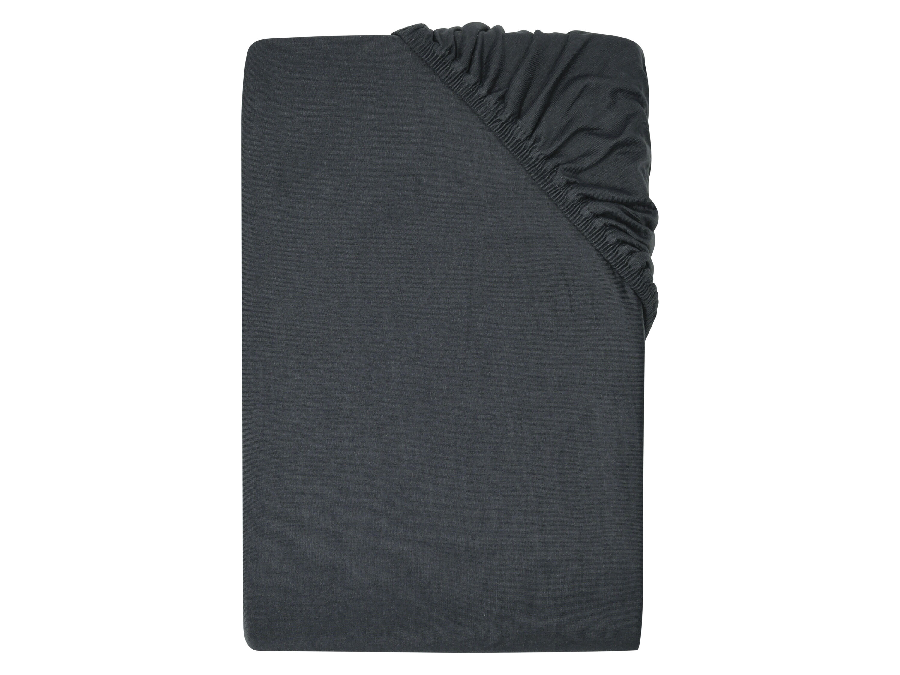 LIVARNO Jersey hoeslaken 140-160 x 200 cm (Donkergrijs) - 4052916800300