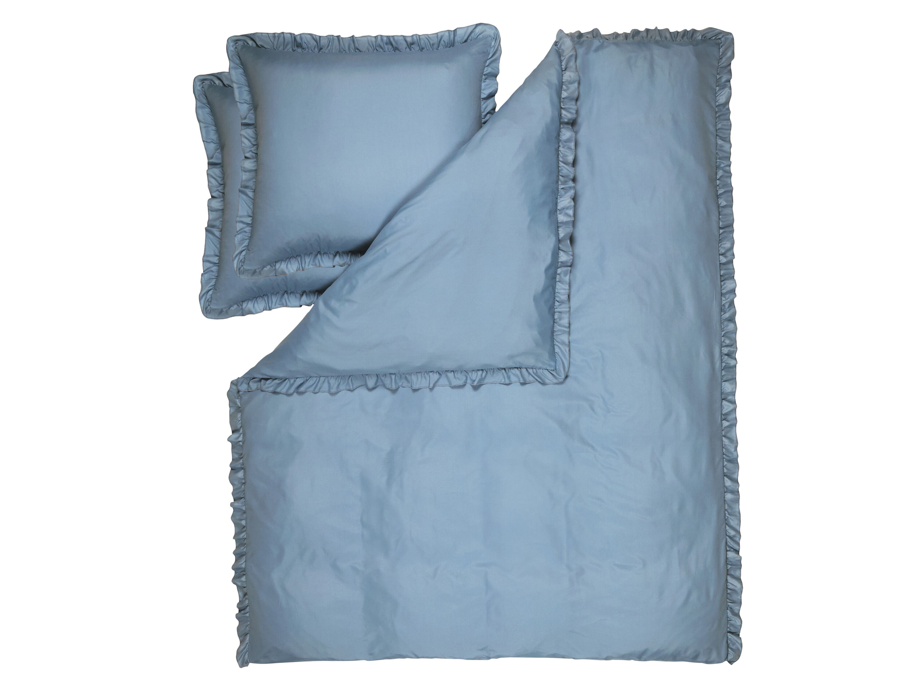 LIVARNO Satijnen dekbedovertrek 200 x 200 cm (Blauw) - 4052916923665