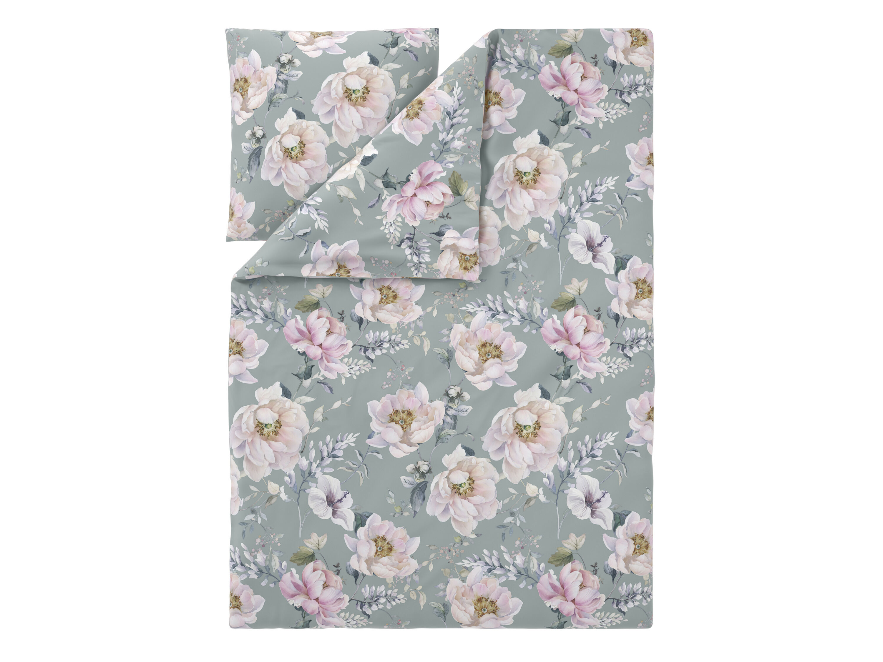 LIVARNO Renforcé-dekbedovertrek, 140 x 200 cm (Pioenen) - 4052916957271