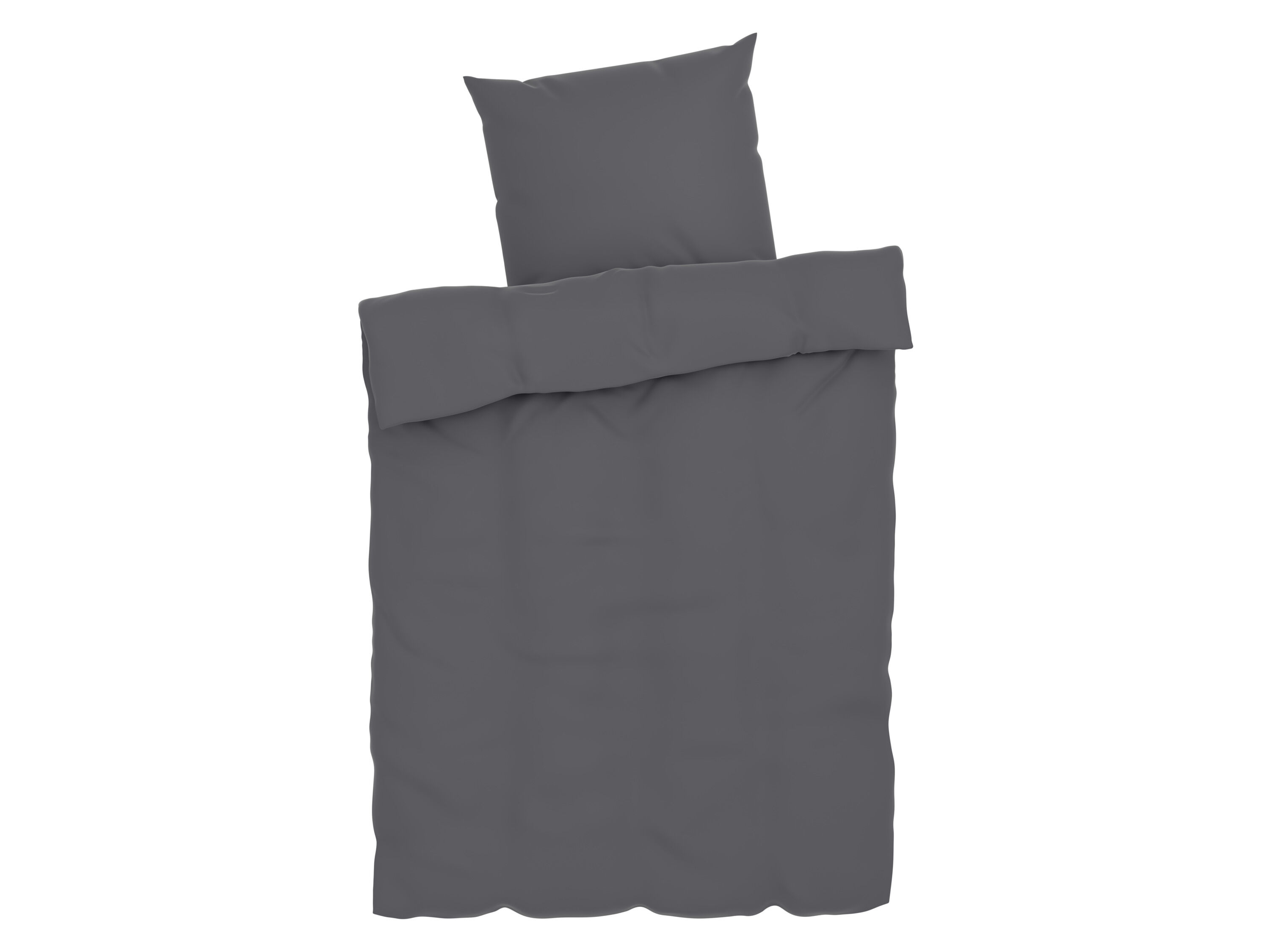 LIVARNO home Muslin Beddengoed 140 x 200 cm (Let op: LV OSNL) (Grijs) - 4052916589168