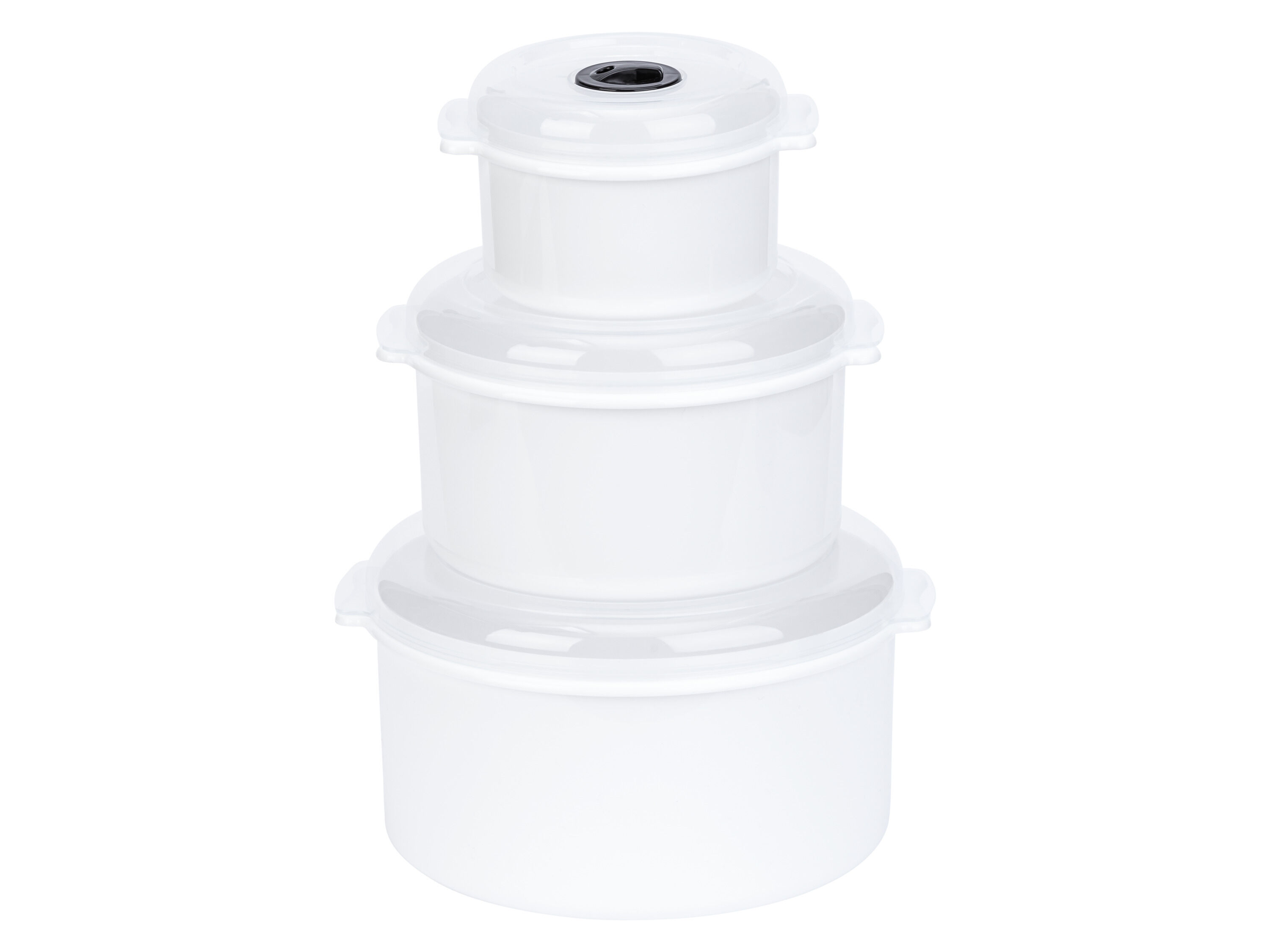 LIVARNO home Set magnetronbakjes met deksel (Wit) - 4335815007309