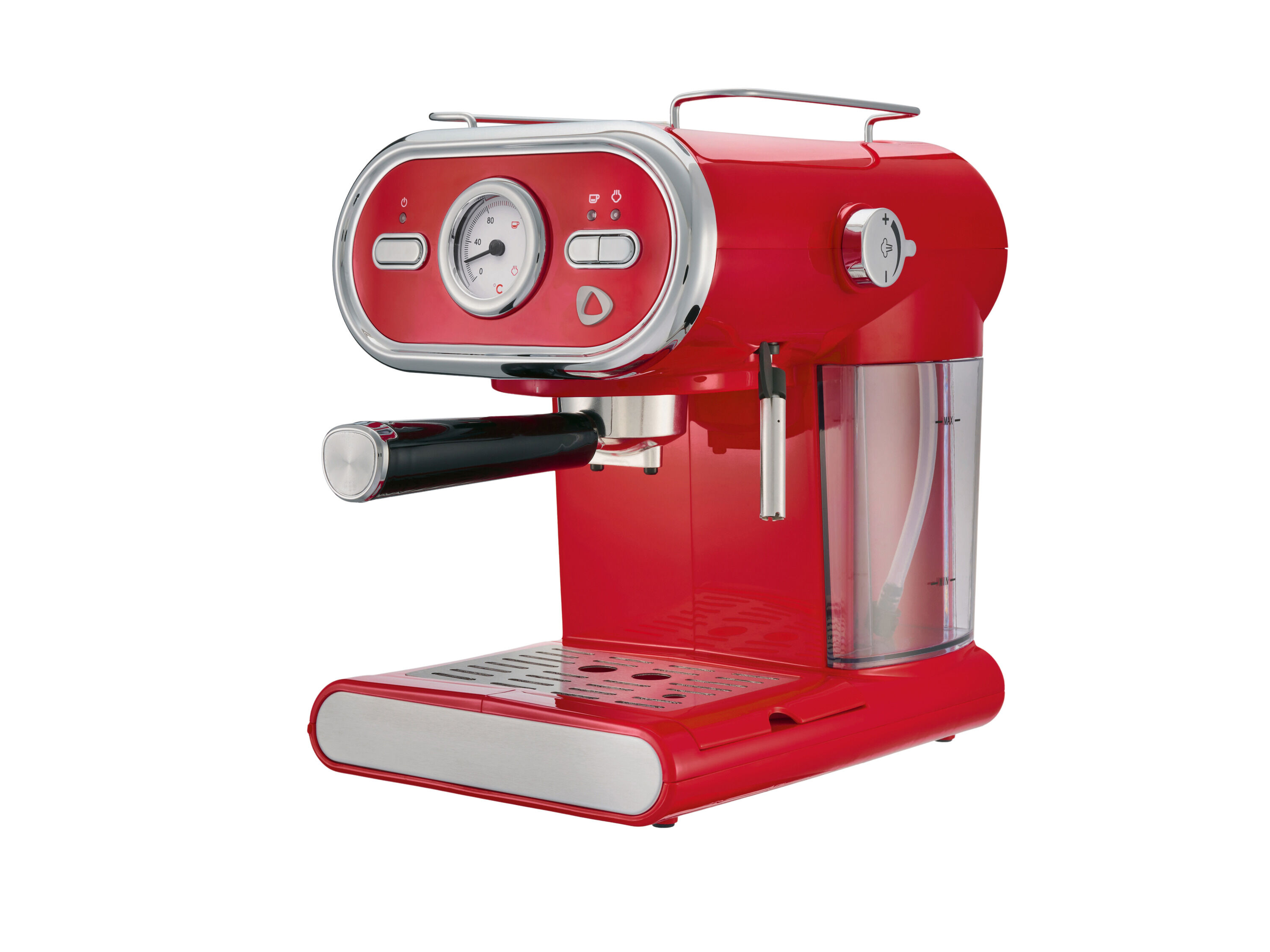 SILVERCREST Espressomachine (rood 1973) - 4052916666289
