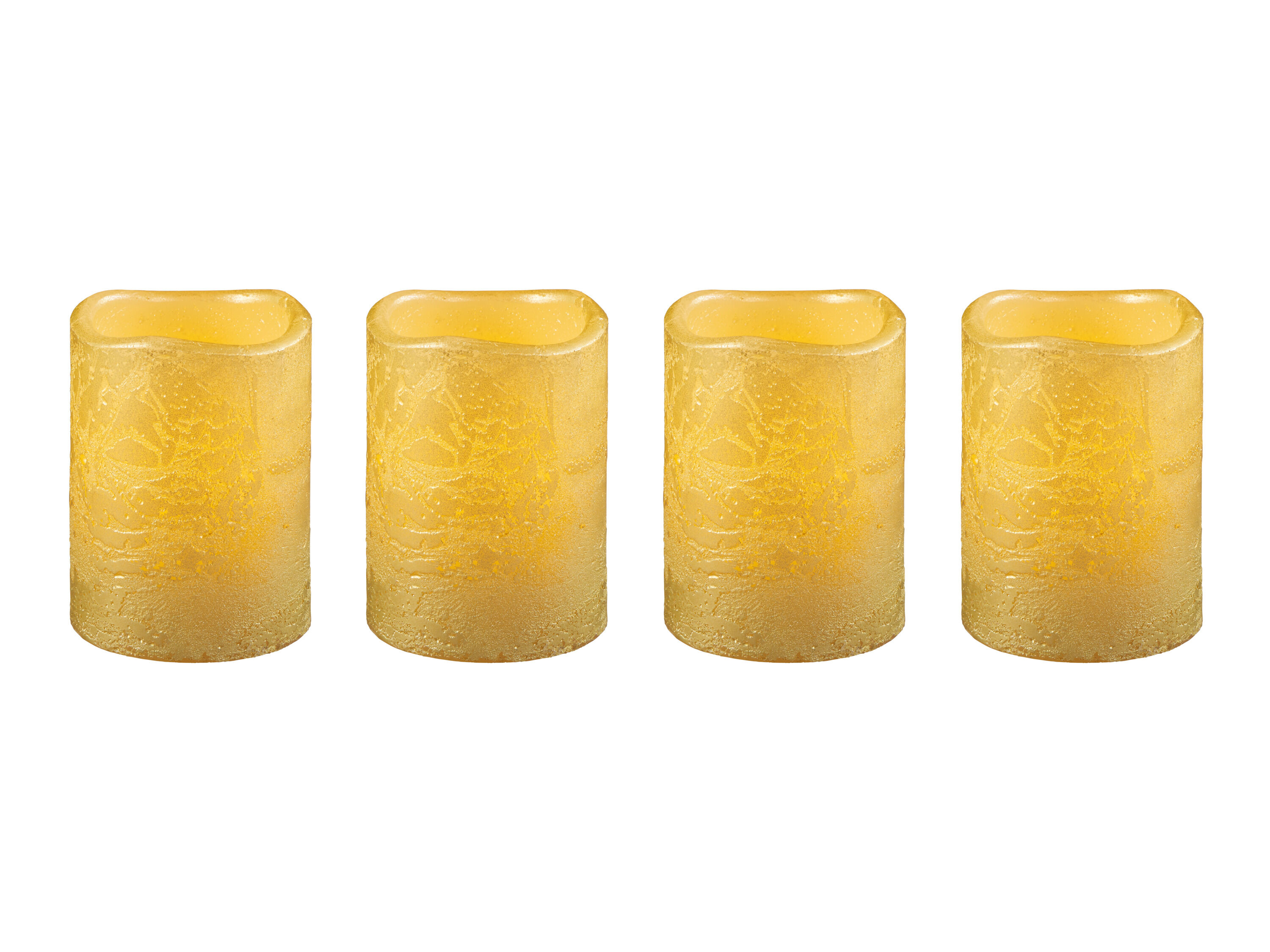 LIVARNO home LED-waskaarsen (4 stuks, Goud) - 4052916718407