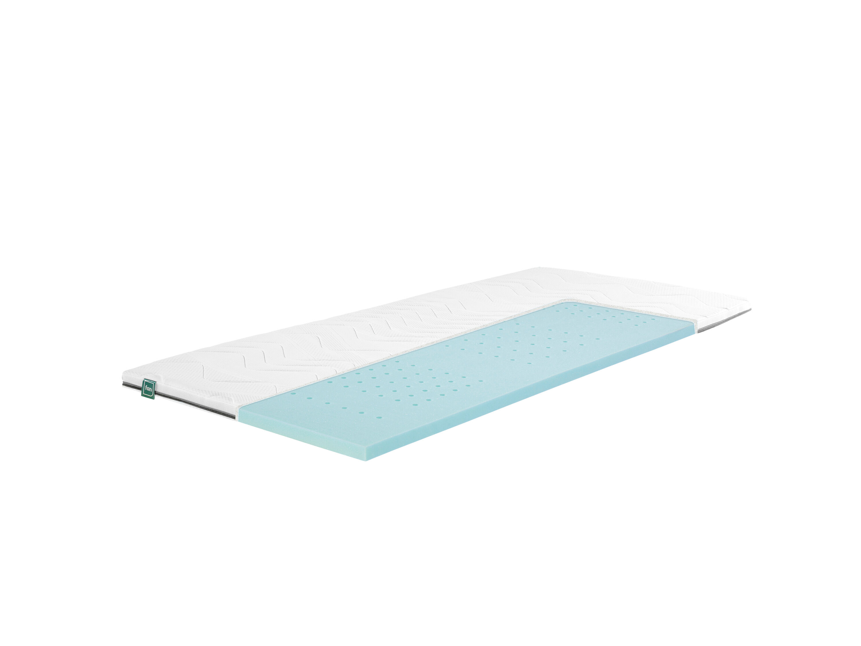 f.a.n. Hybrideschuim topper fan Flex Side Clima (Medium (H2), 120 x 200 cm) - 4000863161647