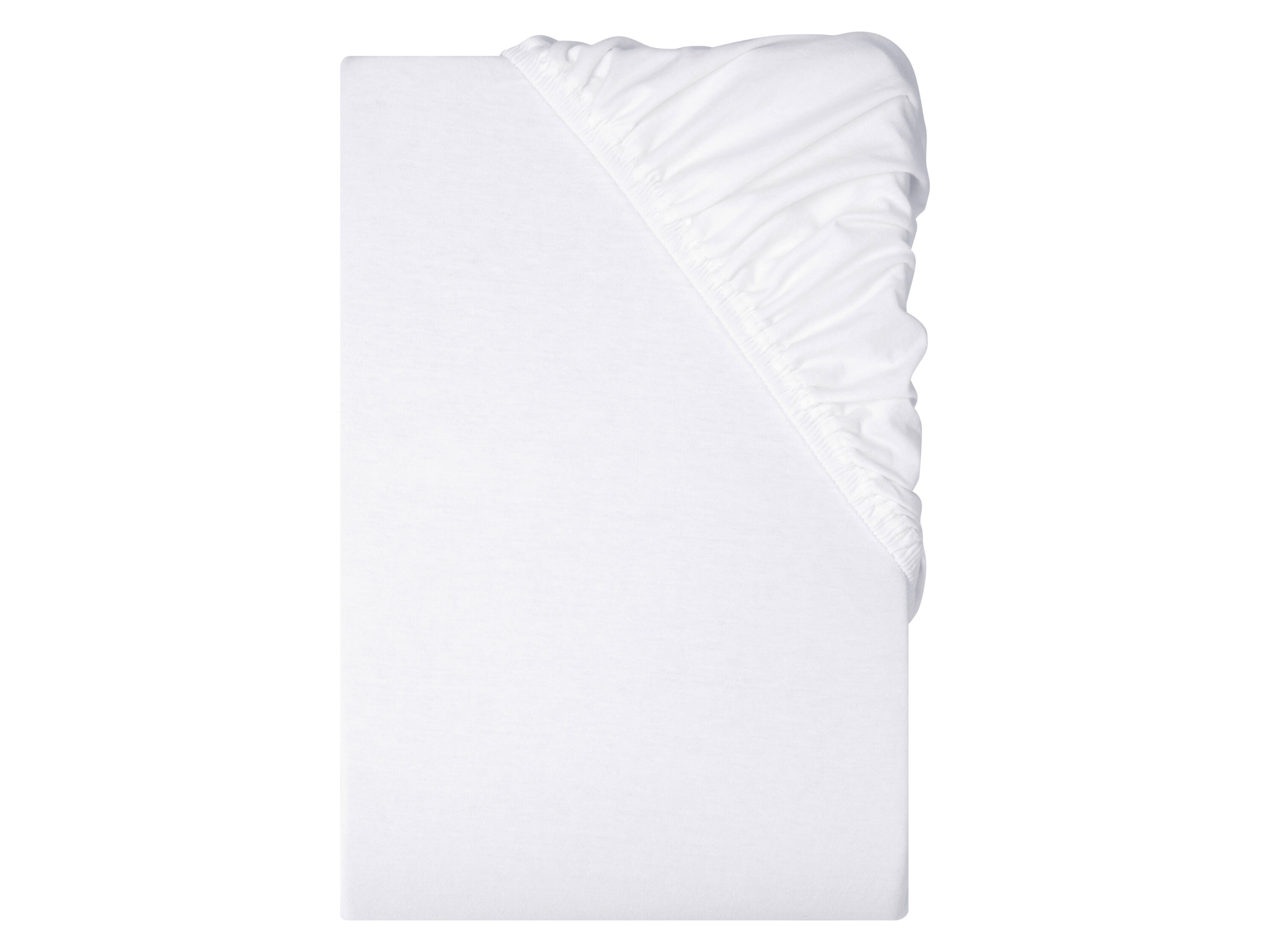 LIVARNO Jersey hoeslaken 90-100 x 200 cm (Wit) - 4052916948460