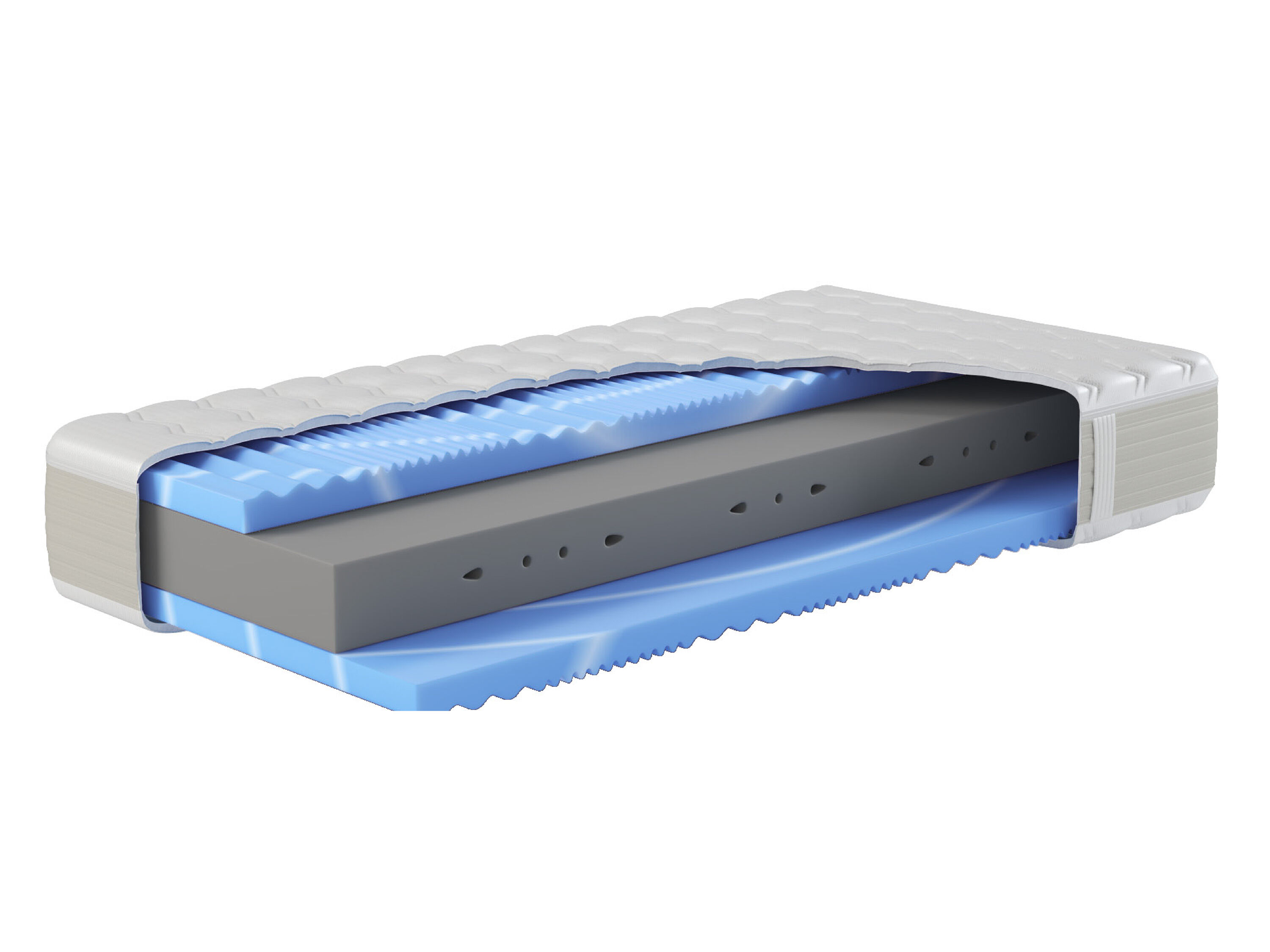 Hn8 Schlafsysteme Koudschuim matras Gelstar XXL (Extra stevig (H4), 90 x 200 cm) - 4046277648138