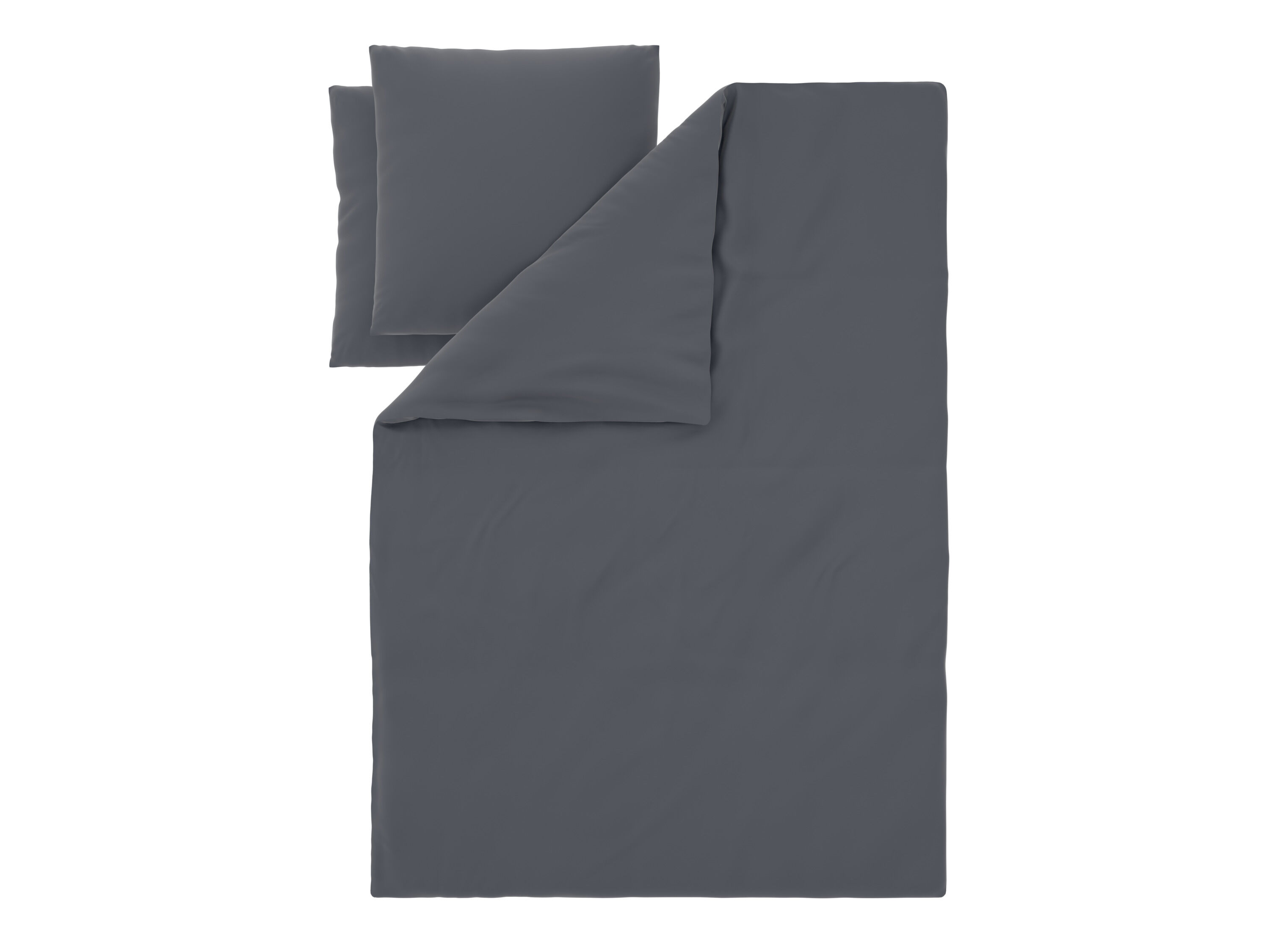 LIVARNO Washed dekbedovertrek 200 x 200 cm (Grijs) - 4054599101453