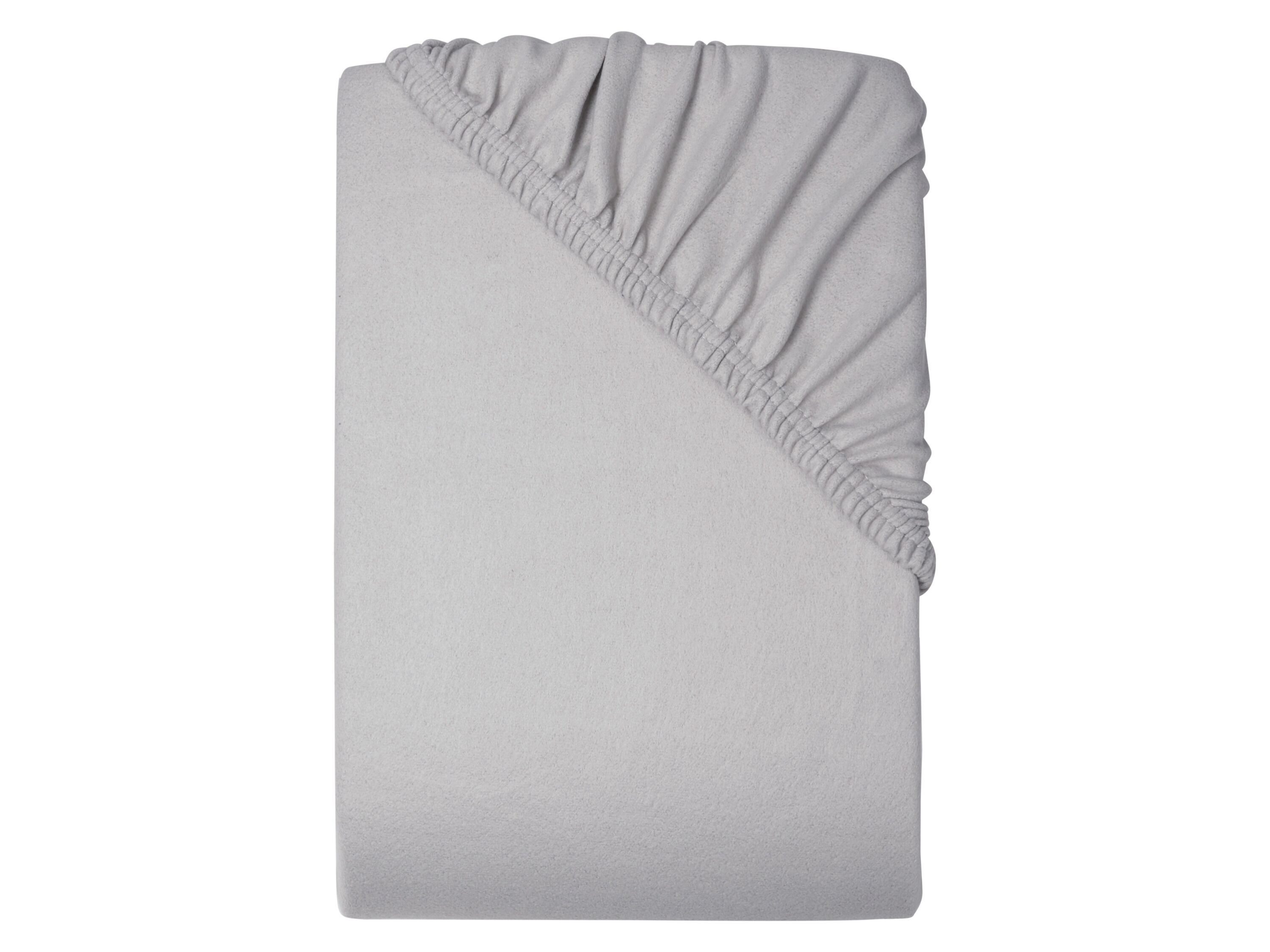 LIVARNO Fleece hoeslaken 90-100 x 200 cm (Grijs) - 4052916865200