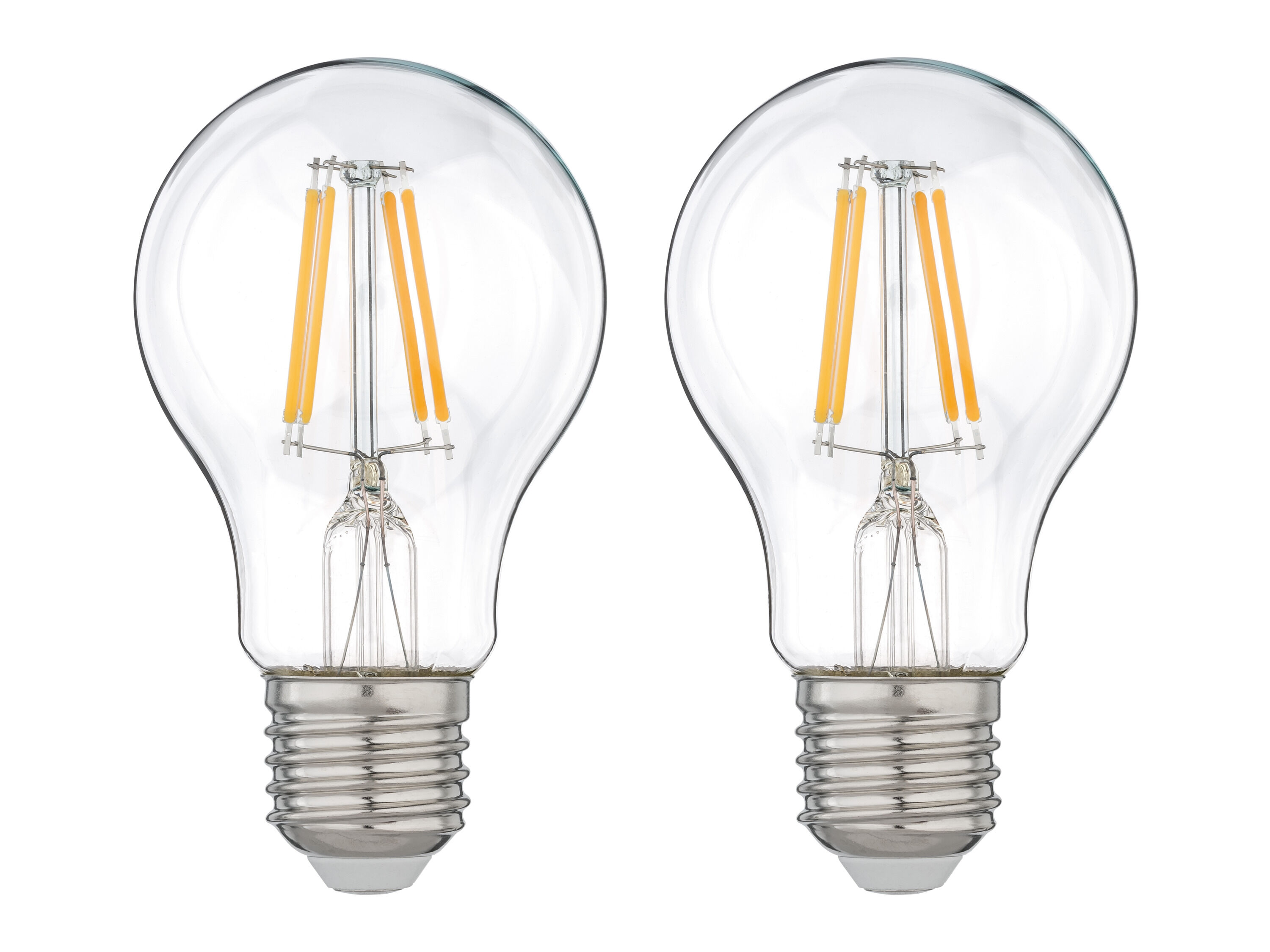 LIVARNO LED-filamentlampen (Kogel E27 4,2W, set van 2) - 4052916887912