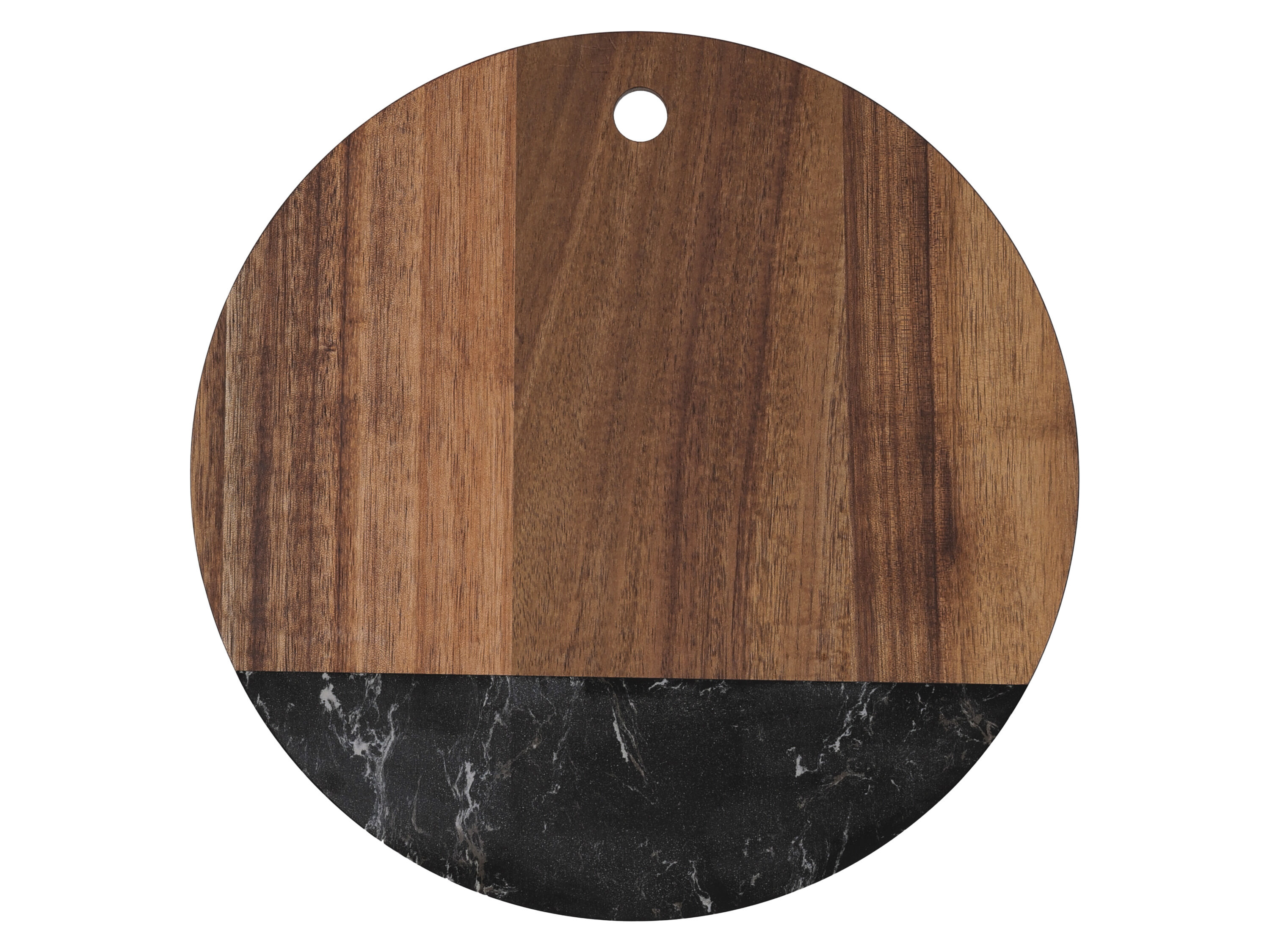 SILVERCREST Snijplank (rond donker) - 4052916886564