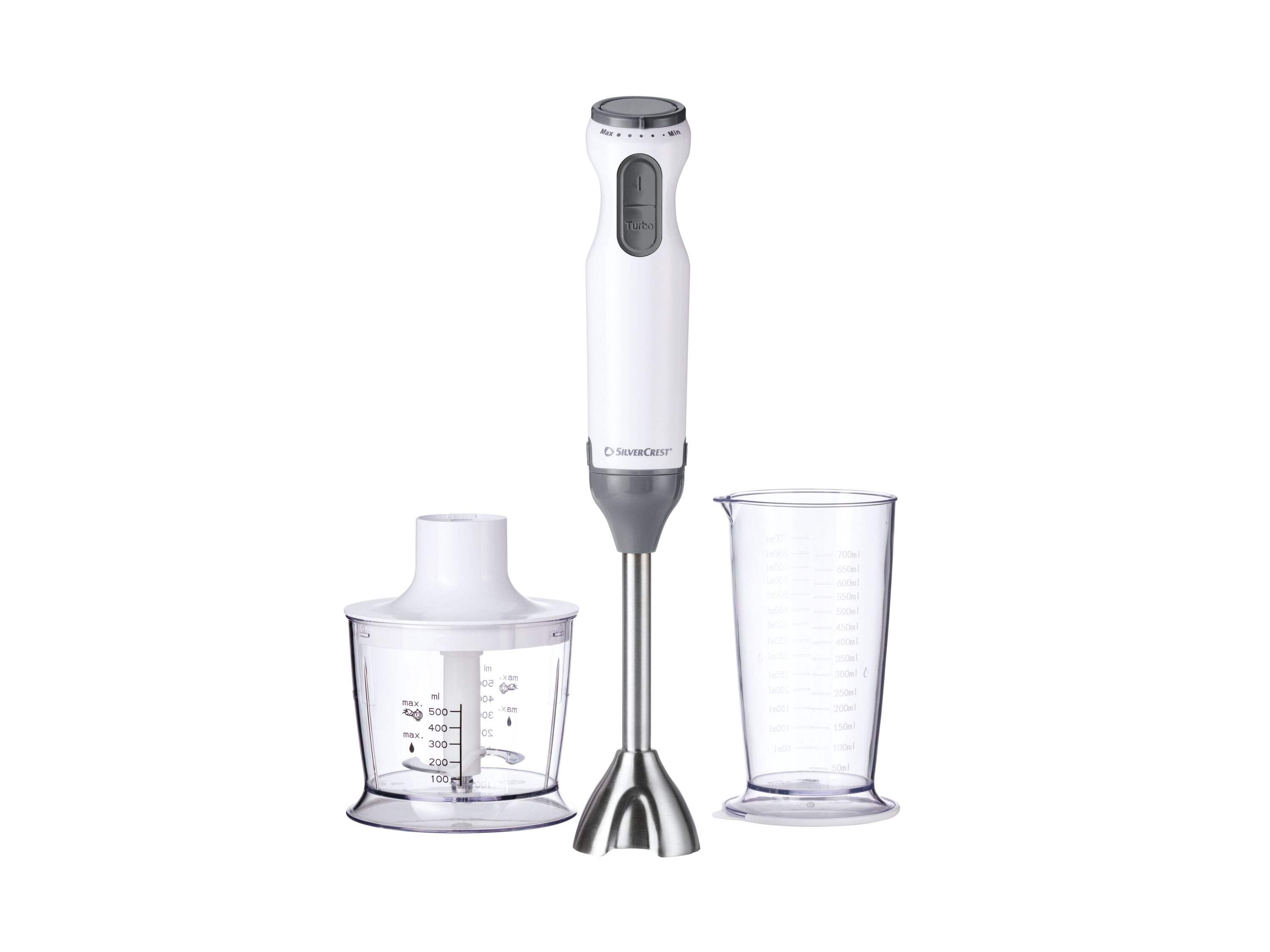 SILVERCREST Staafmixerset (Wit) - 4052916892992