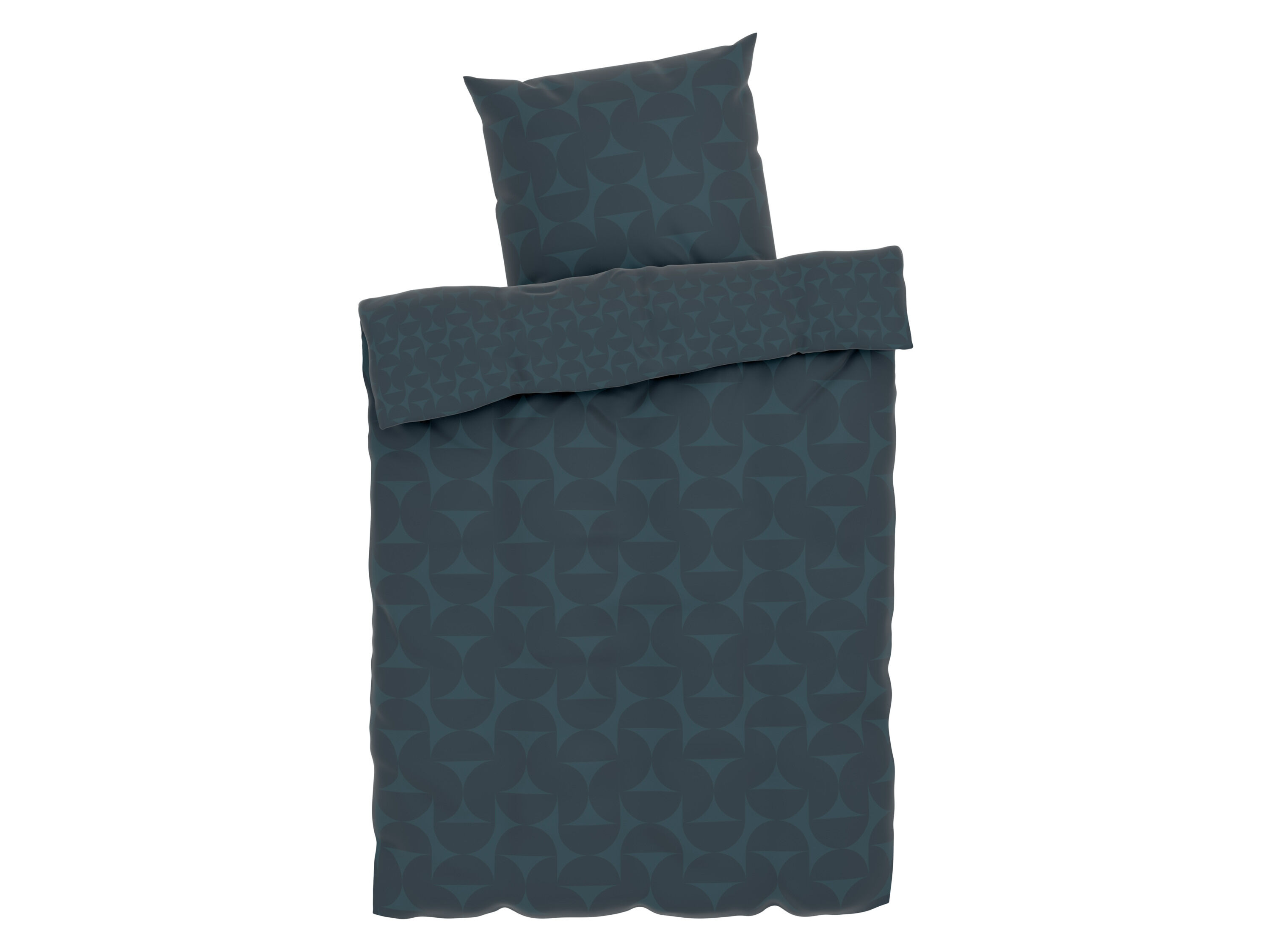 LIVARNO home Microfiber satijnen beddengoed, ademend, 140 x 200 cm (let op: LV OSNL) (Petrol) - 4052916670576