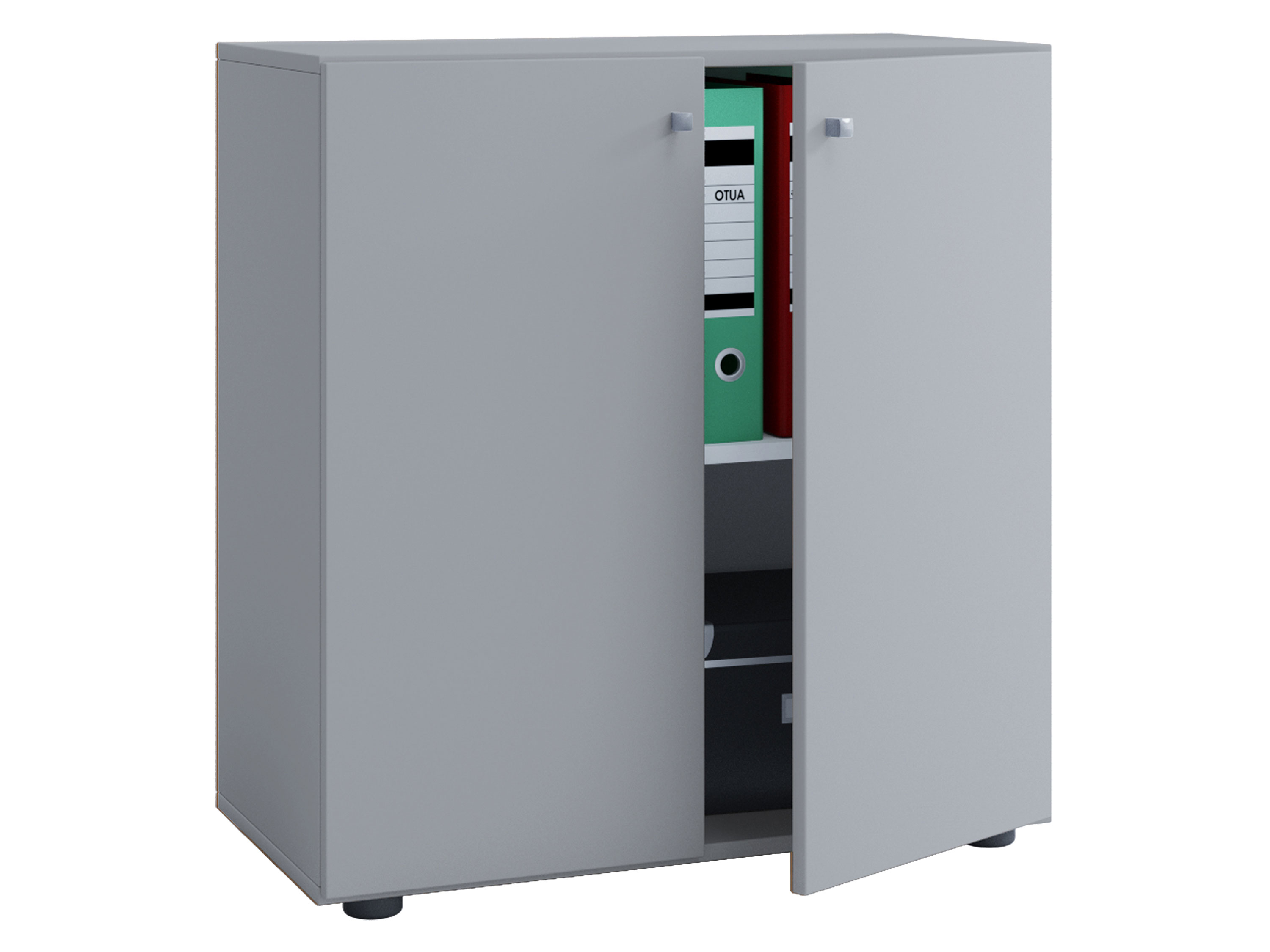 VCM Kast Lona (Openslaande deuren, Grijs, L) - 4051814370939