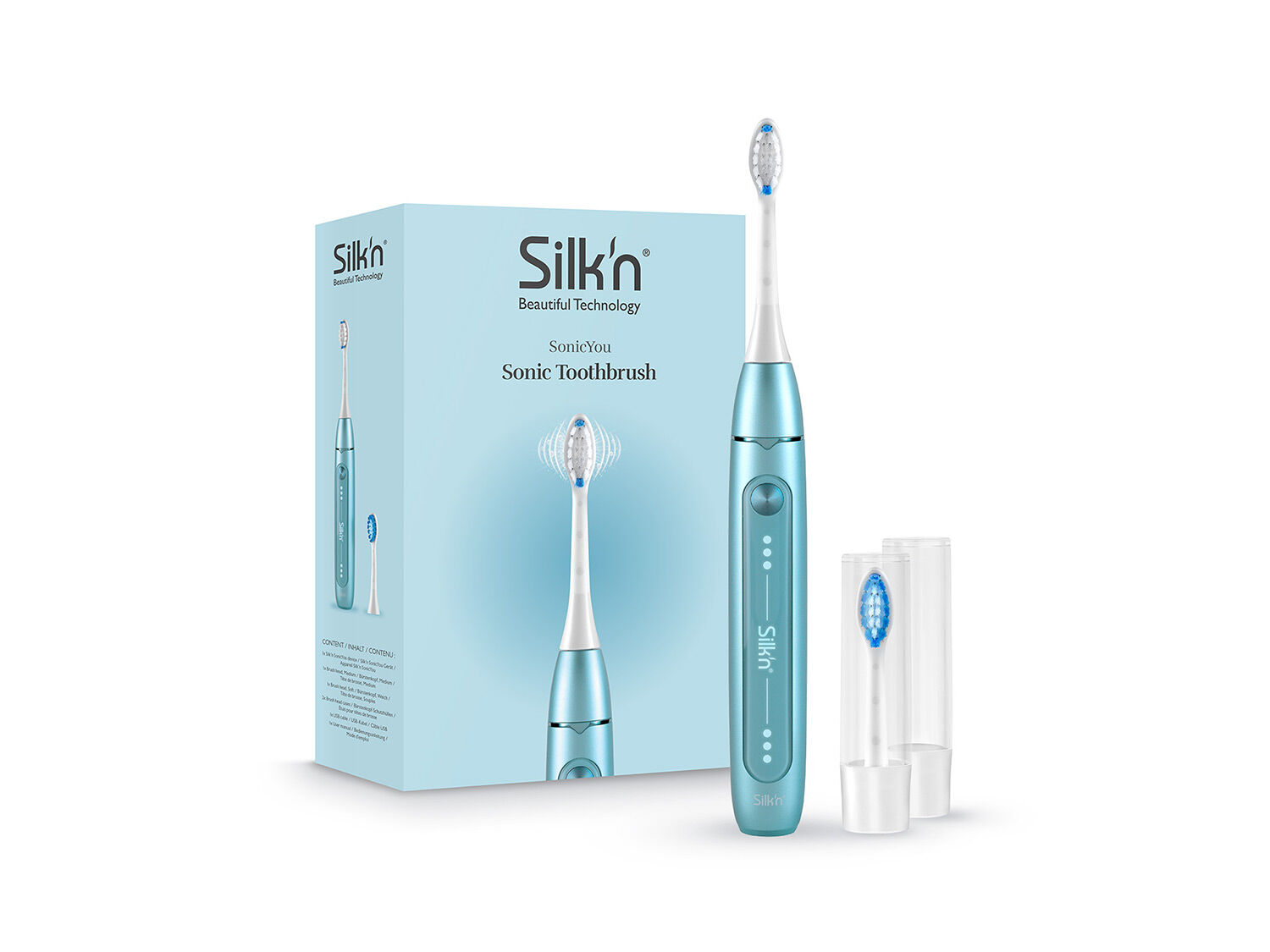 Silk´n SonicYou elektrische sonische tandenborstel, SY1PE1LB001 (Lichtblauw) - 8712856067961