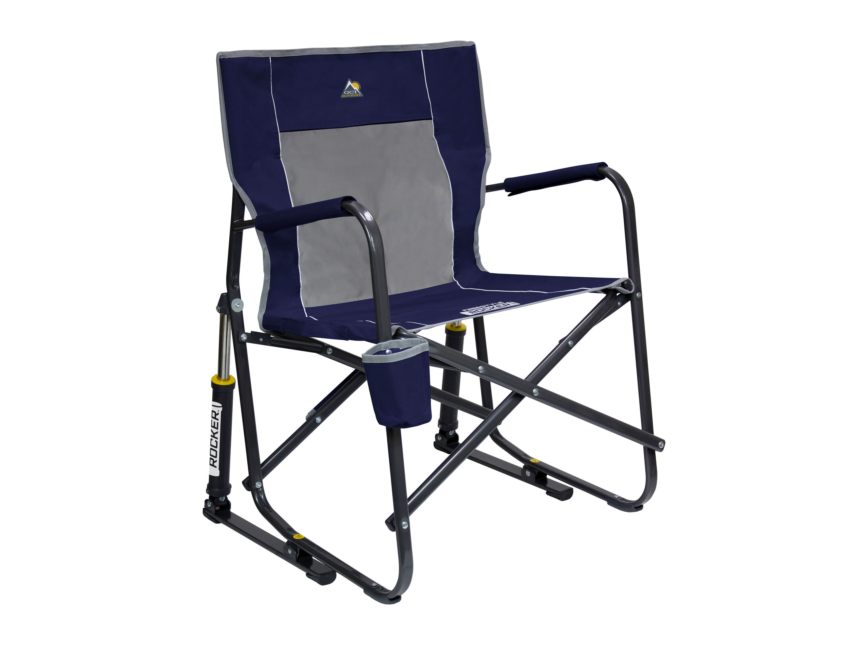 GCI Freestyle Rocker™ Campingstoel met schommelfunctie (indigo blauw) - 0631444003465