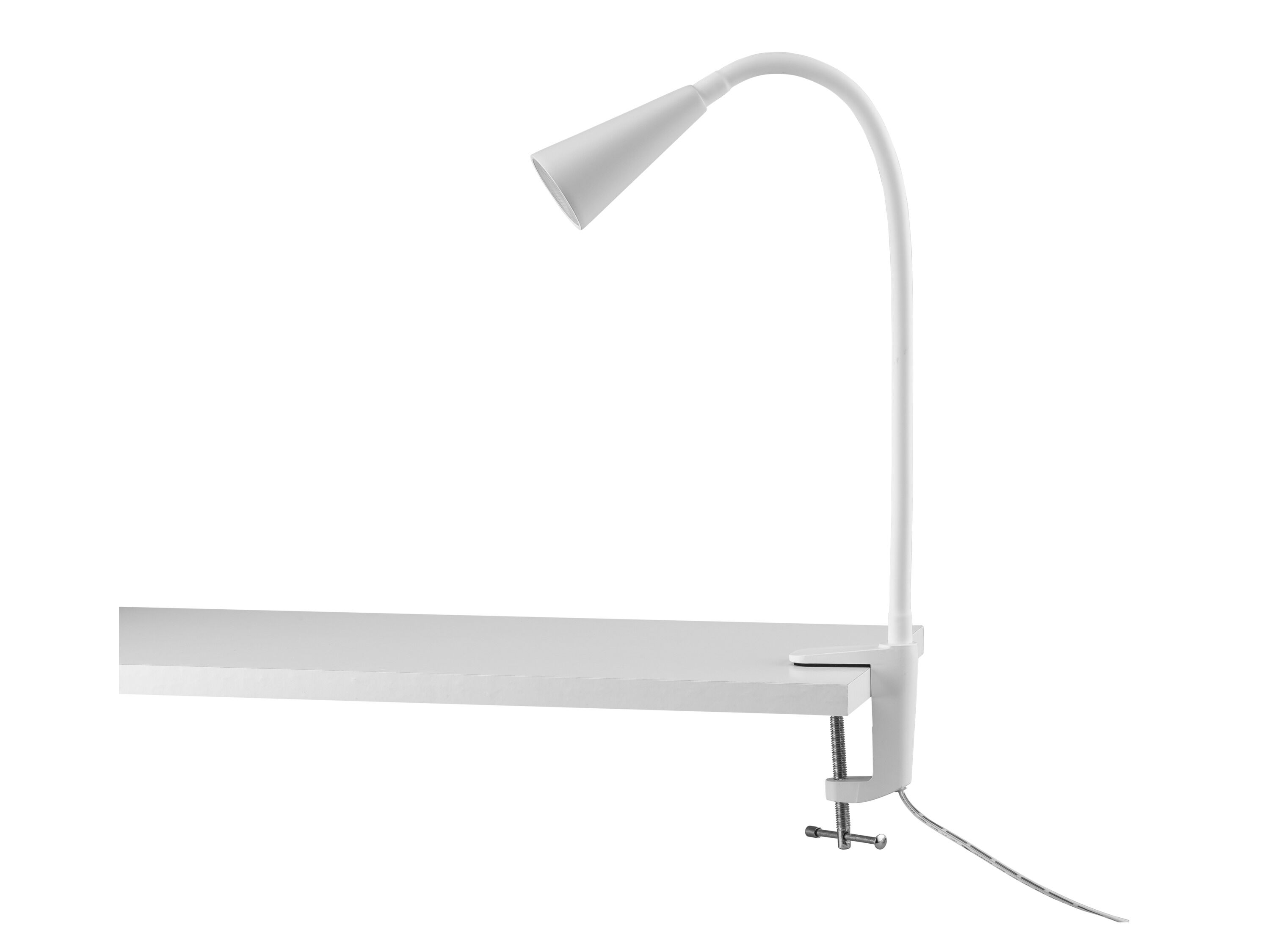 LIVARNO home LED-klemlamp met flexibele arm (Klem spotlight, Wit) - 4052916189429