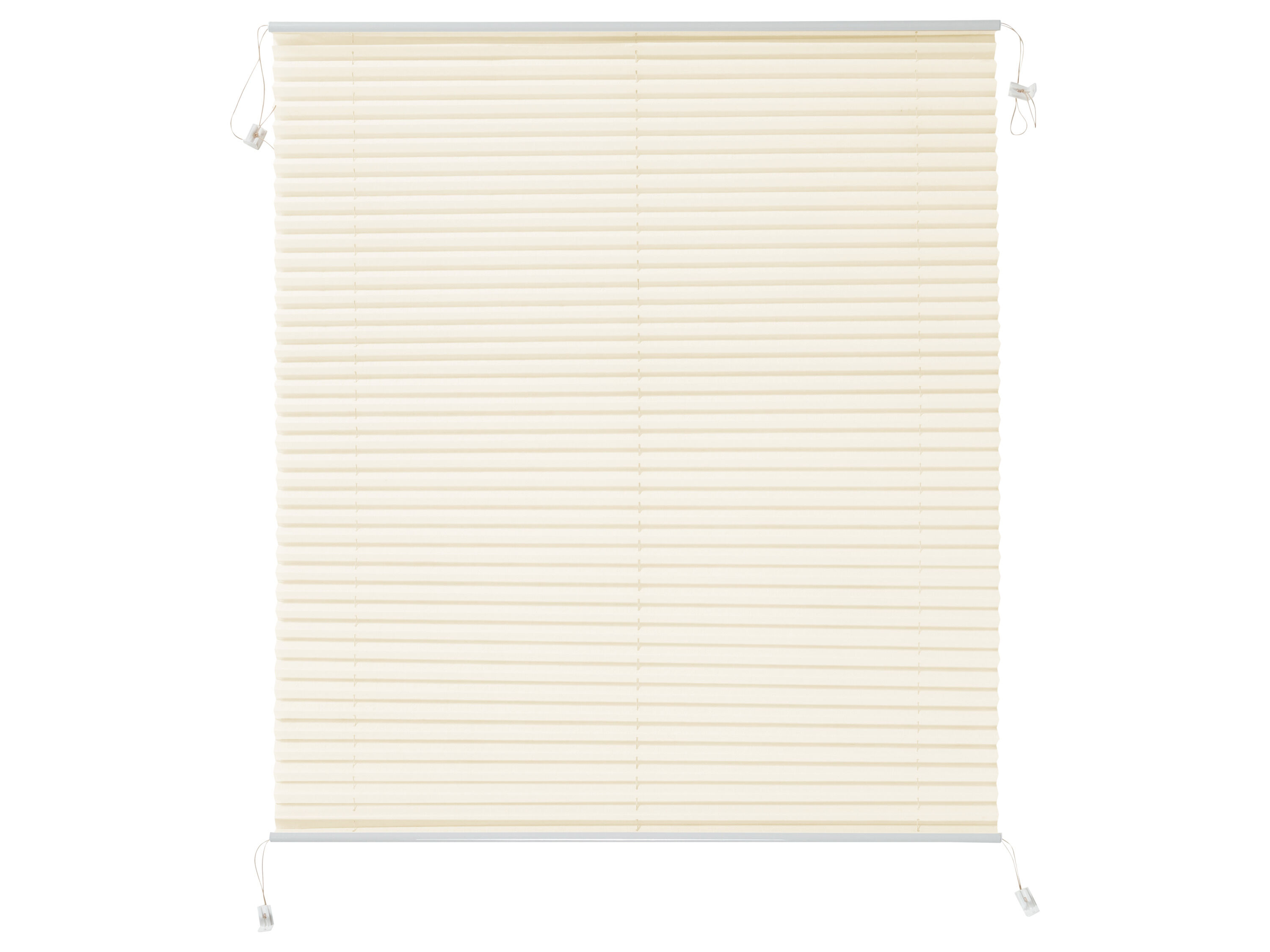 LIVARNO home Plissé gordijn voor ramen 90 x 130 cm (Crème) - 4335753031077