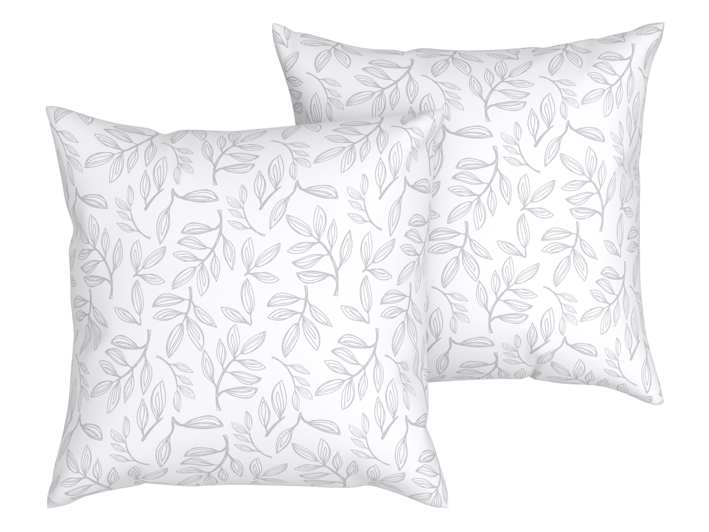 LIVARNO home 2 Kussenslopen 60 x 50 cm (Lichtgrijs) - 4052916638682