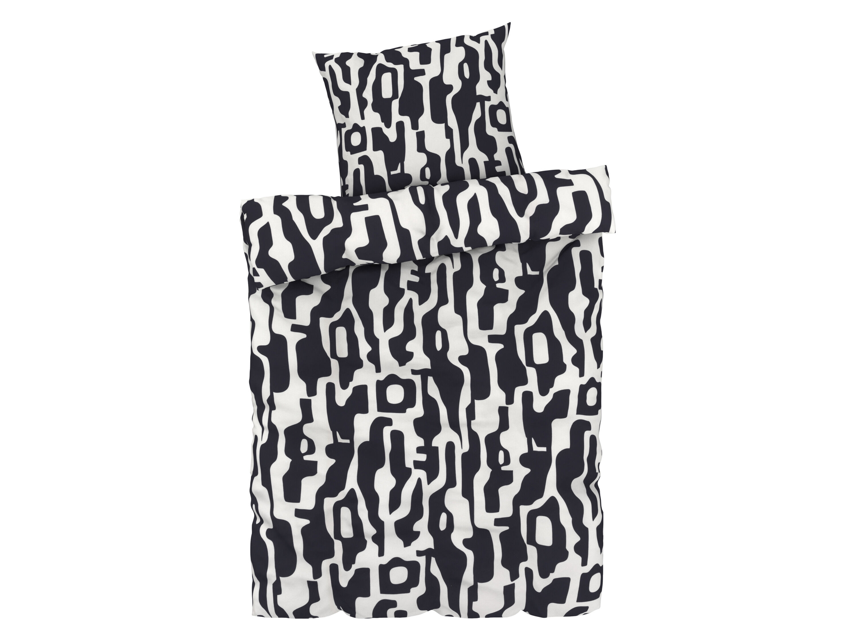 LIVARNO home Luxe Renforcé beddengoed 140 x 200 cm (Geometrisch) - 4052916181928