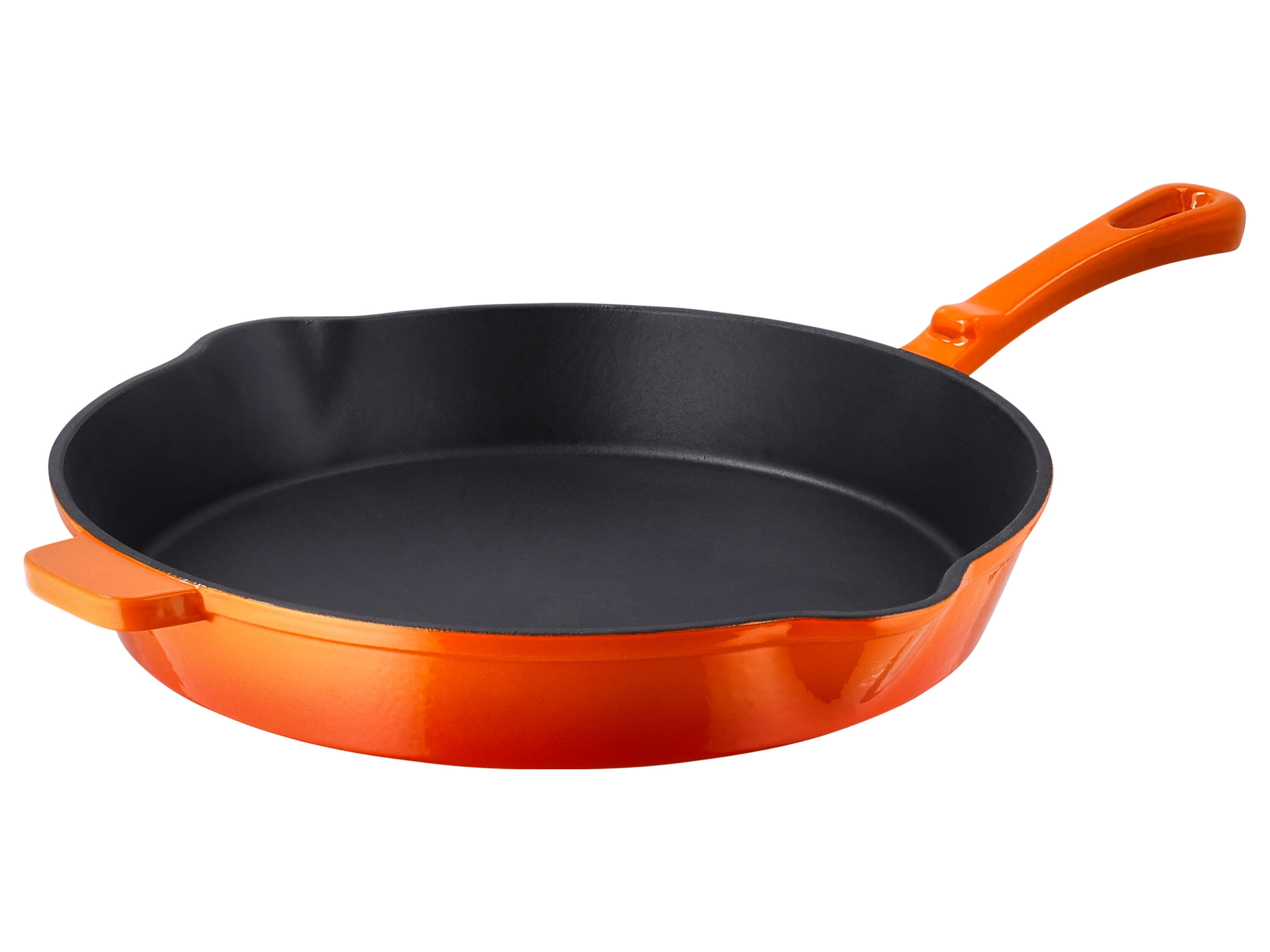 SILVERCREST Gietijzeren koekenpan 30 cm (Oranje) - 4052916658512