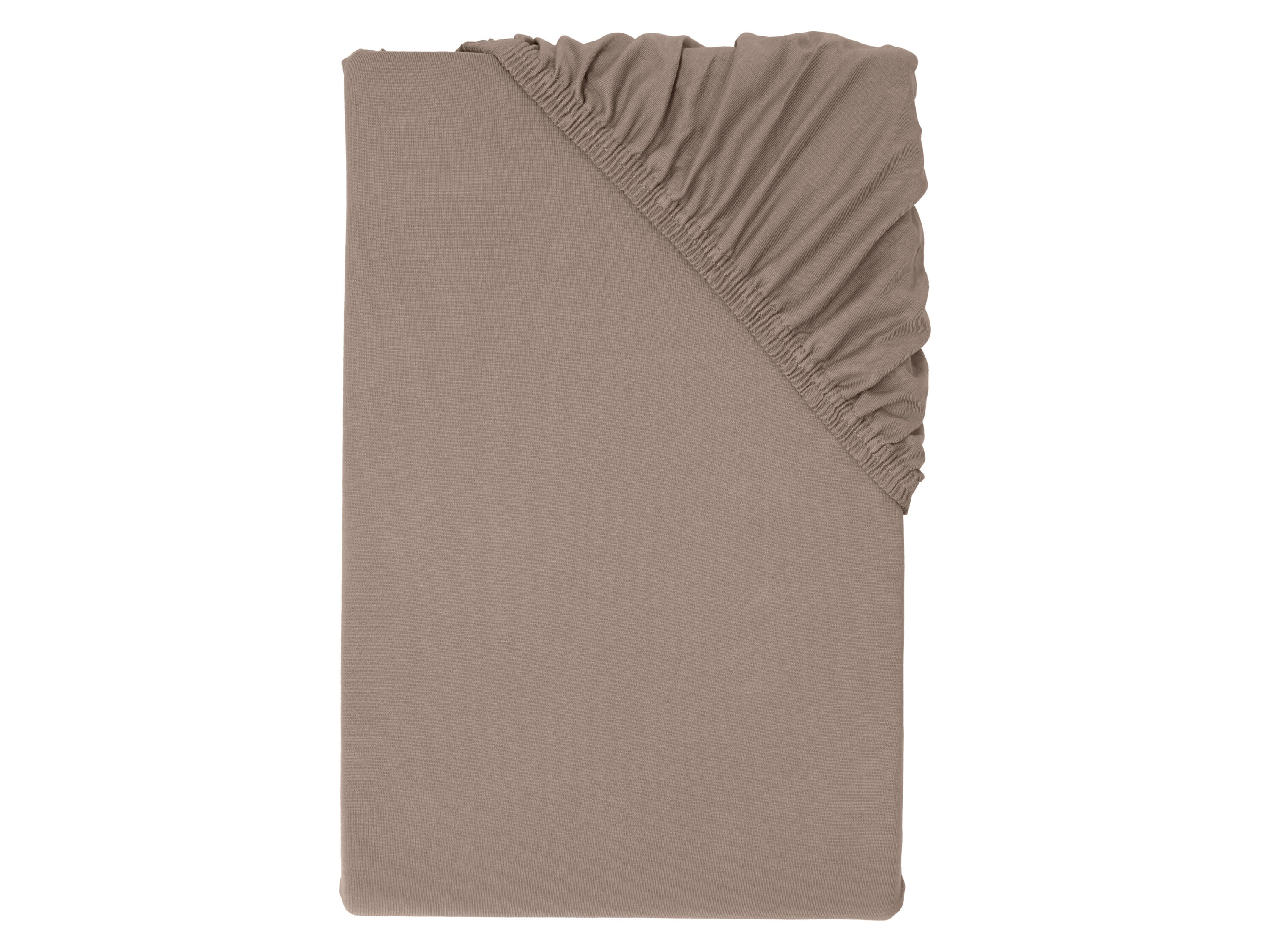 LIVARNO Jersey hoeslaken 140-160 x 200 cm (Bruin) - 4052916923276