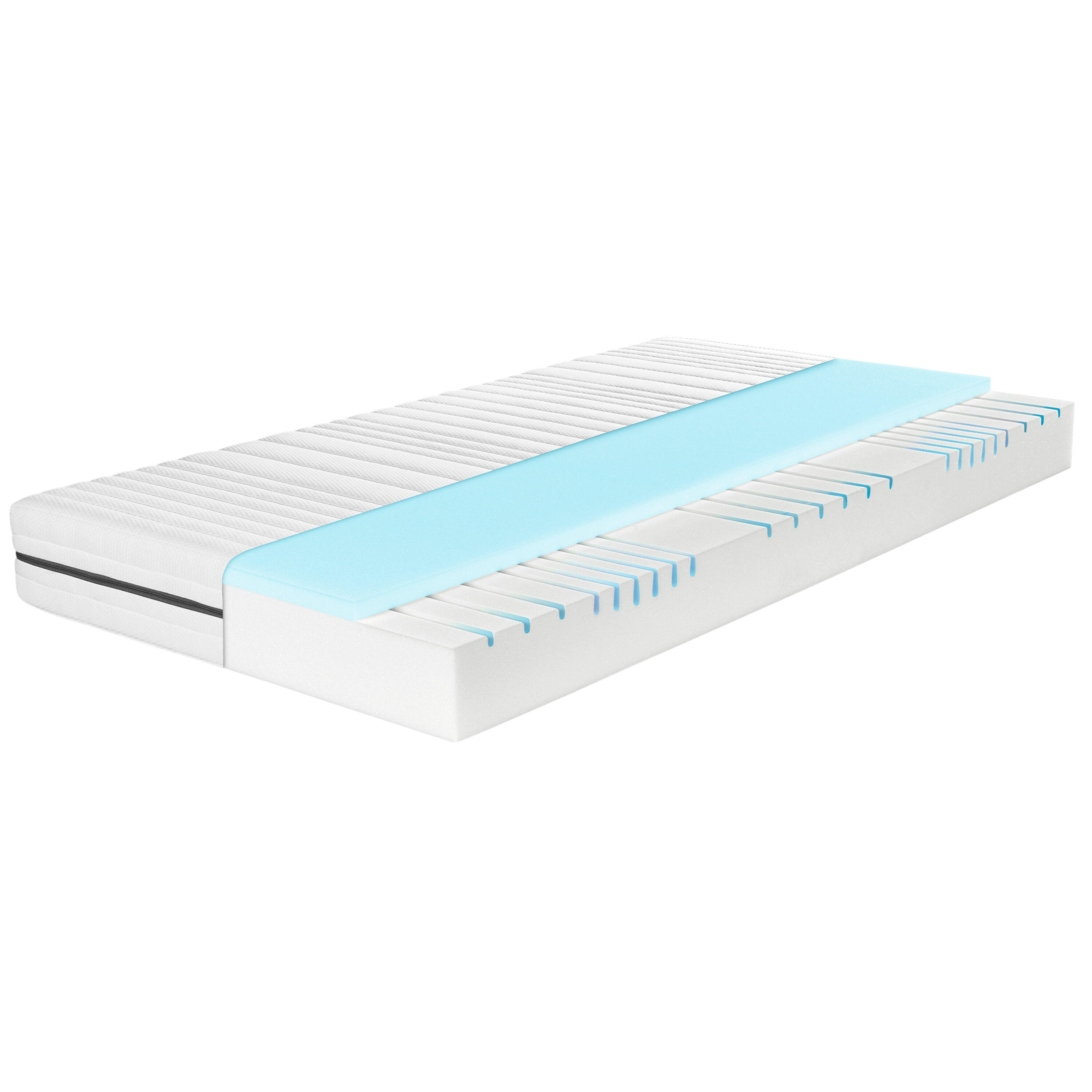 LIVARNO 7-zones koudschuimmatras Comfort (Stevig (H3), 160 x 200 cm) - 4052916124475